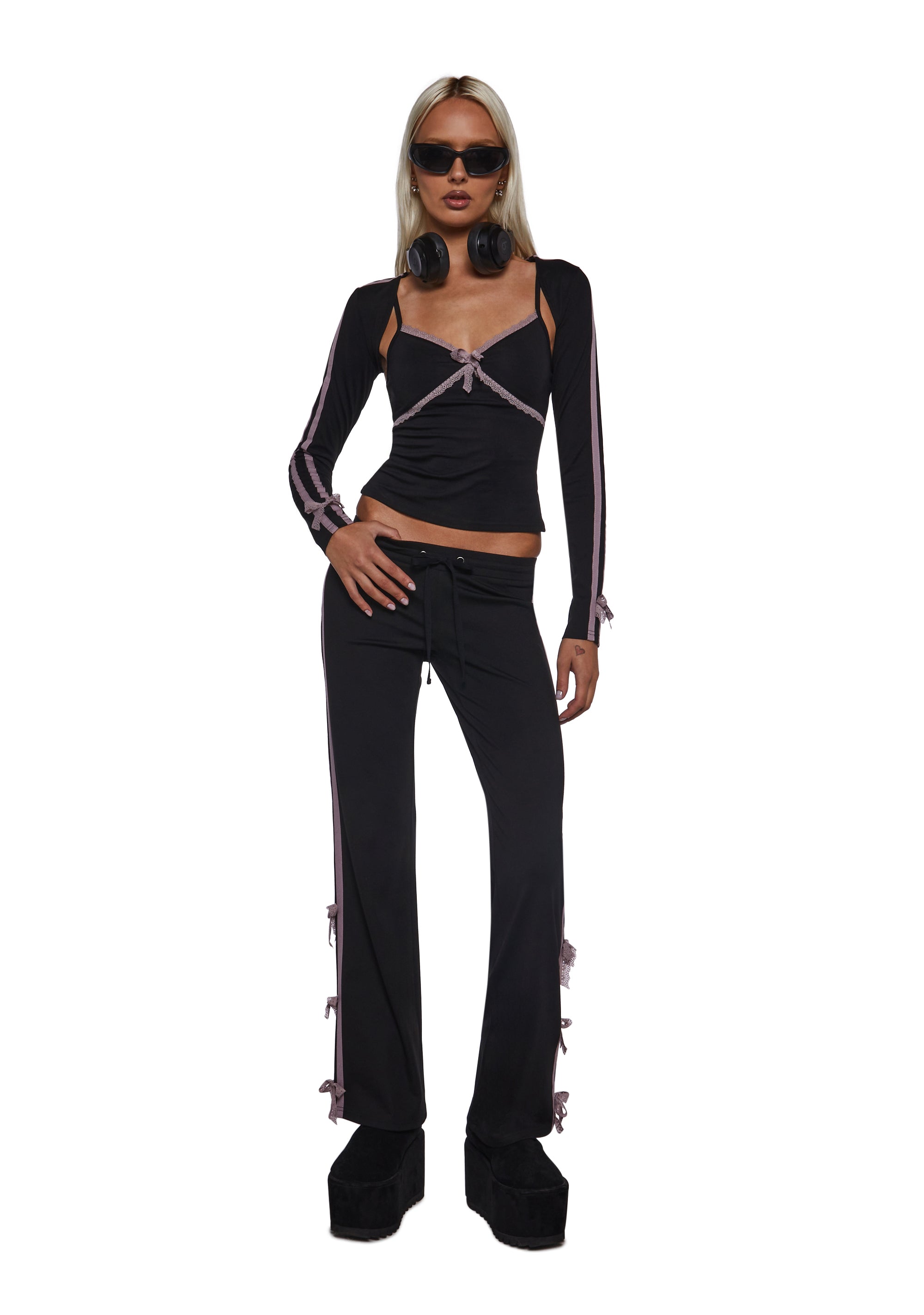 Hidden Spark Wide Leg Pants - alternate