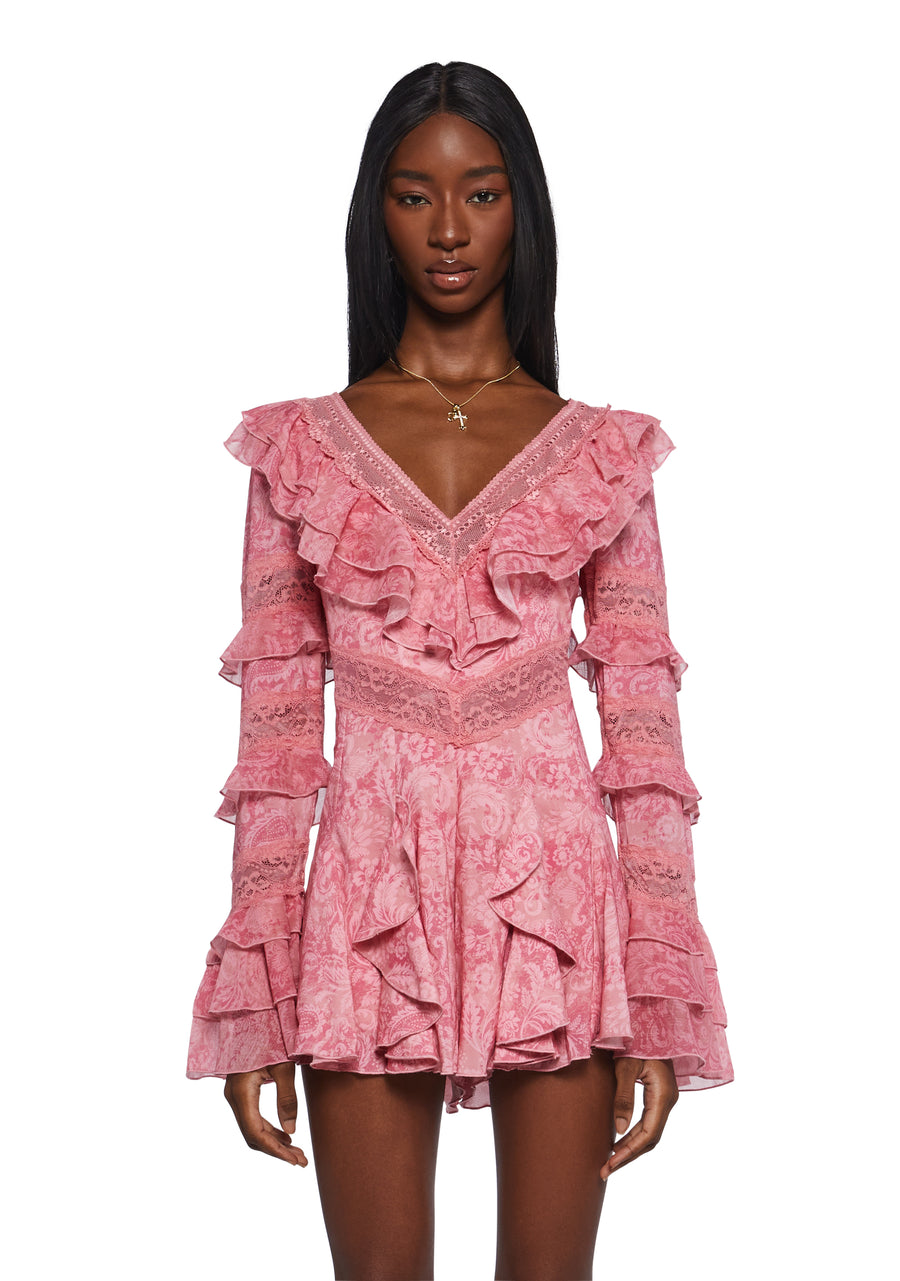 Dusk Dancer Lace Romper