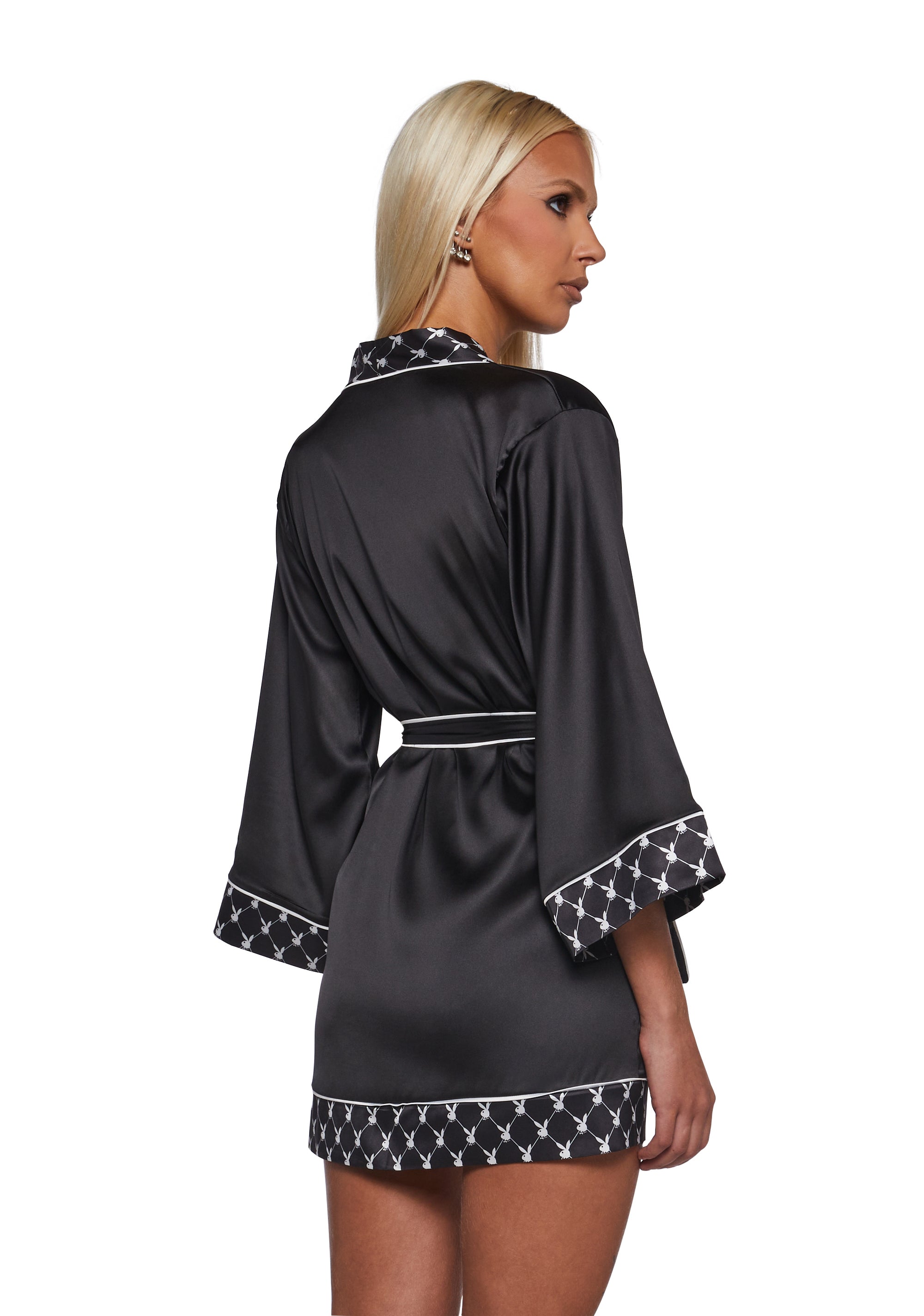 Playboy Bunny Smoke Lounge Robe