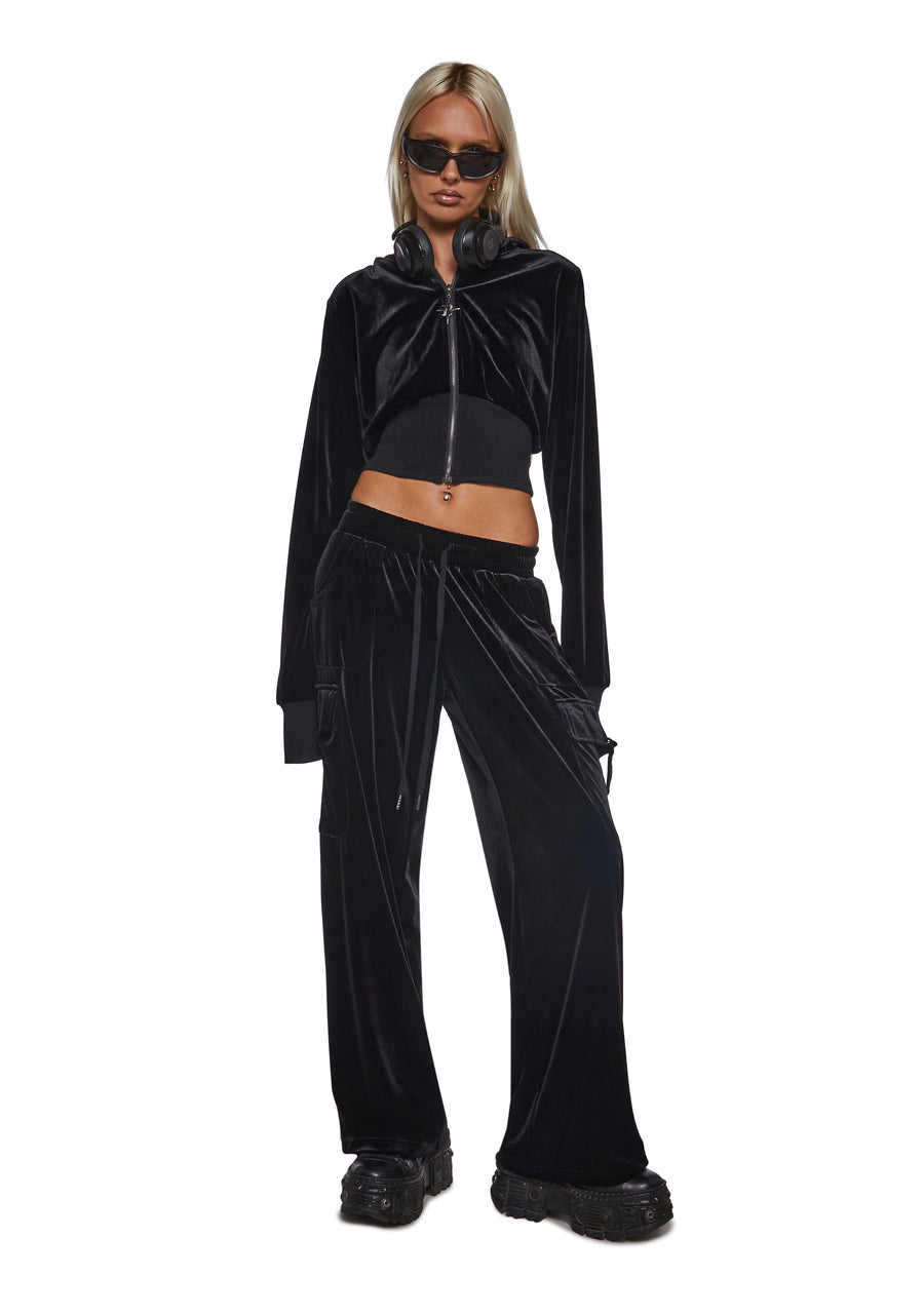 Ego Velour Cargo Sweatpants - alternate