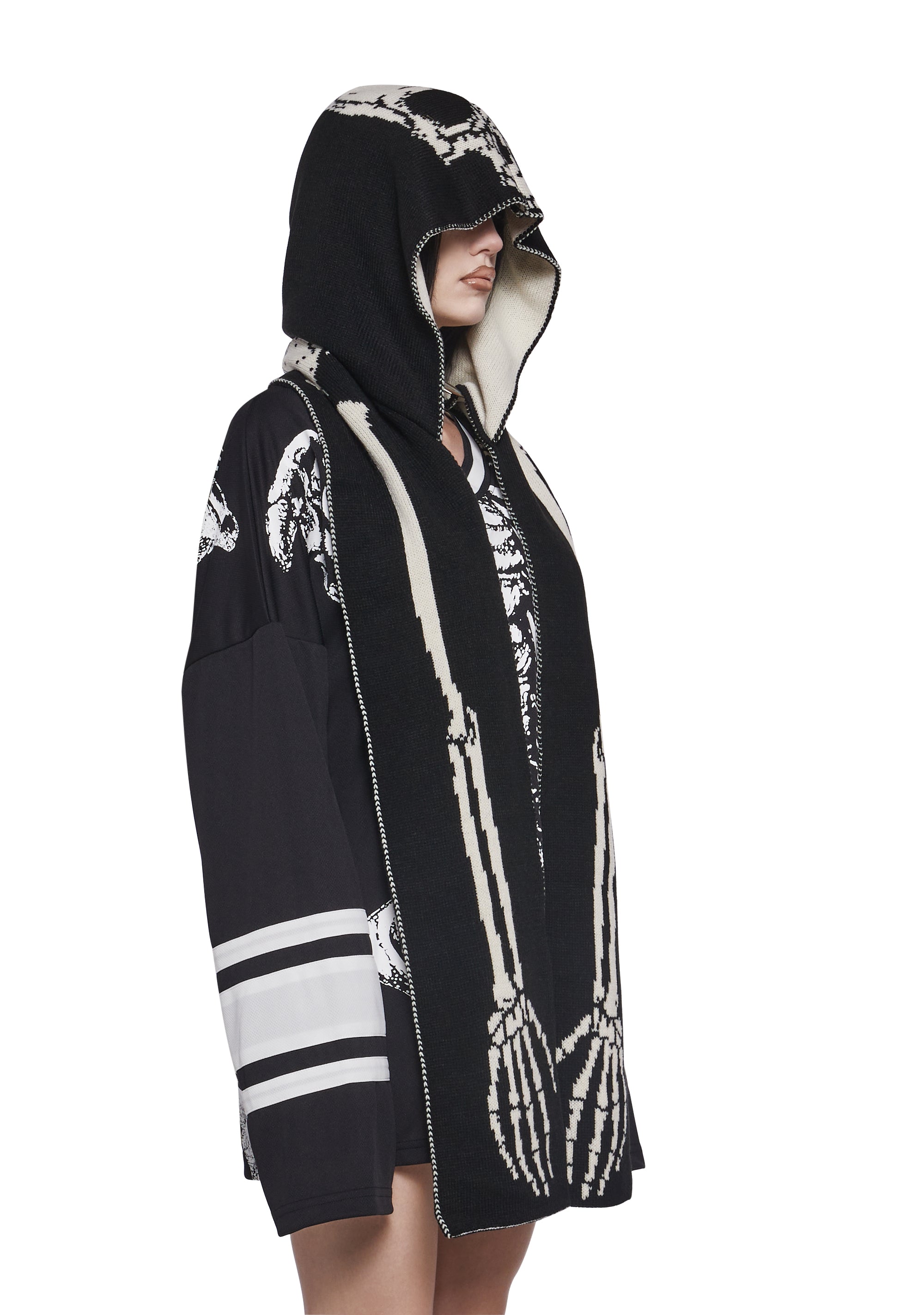 [FANCY CLUB] PUFF ROUND SCARF HOODIE /追跡付 A'GEM/9 × .kom『 FANCY CLUB/ファンシークラブ』BOW RIBBED