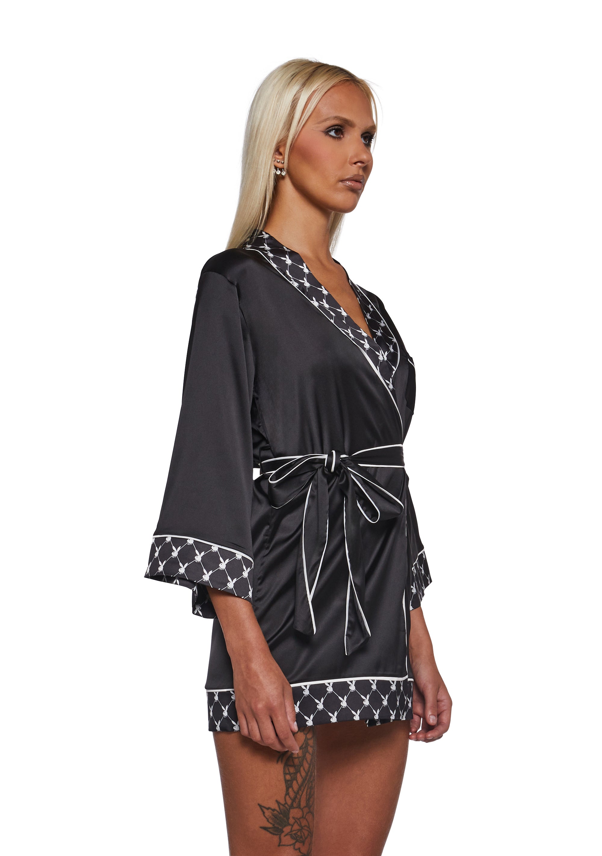 Playboy Bunny Smoke Lounge Robe