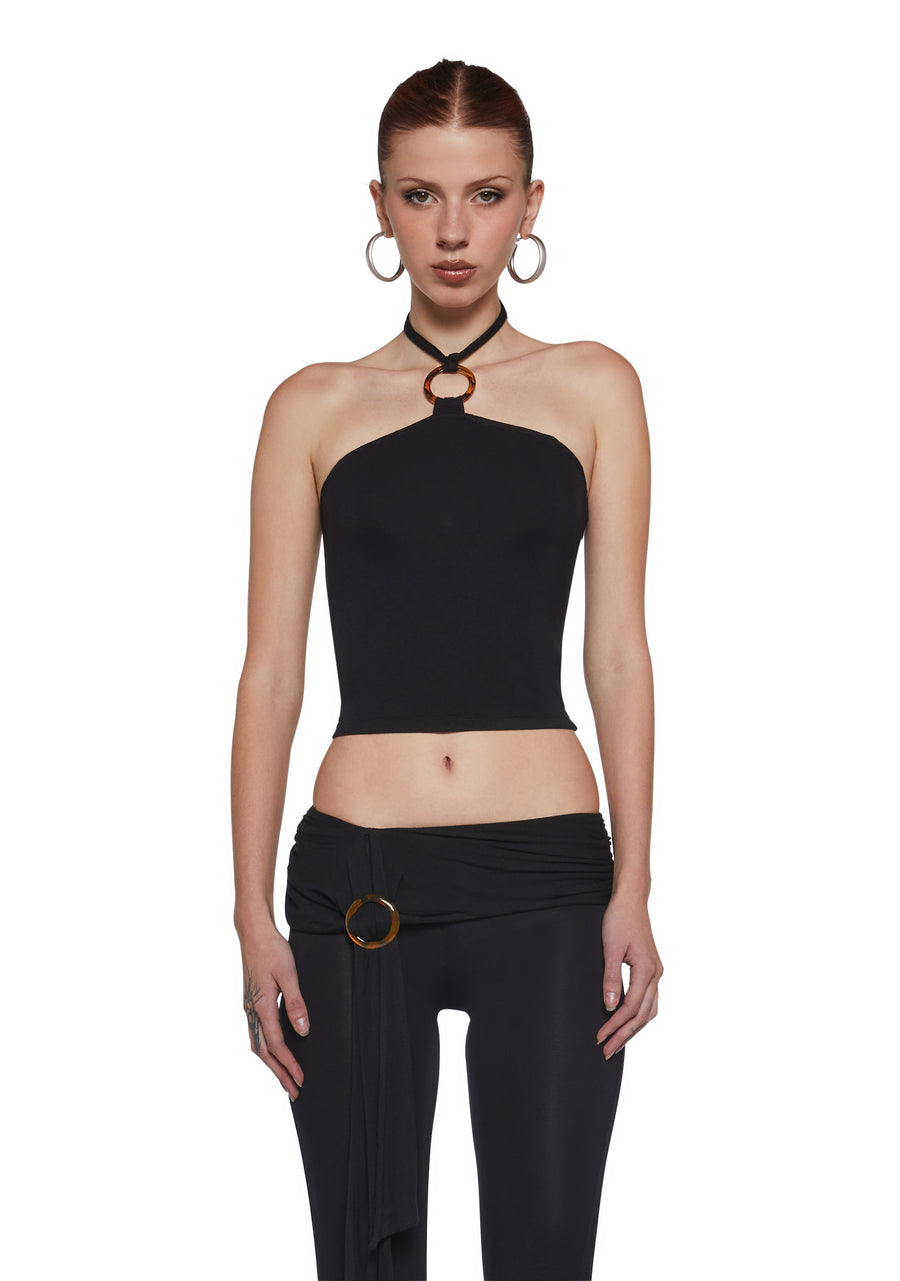 Sofie Belted Skirt - Black