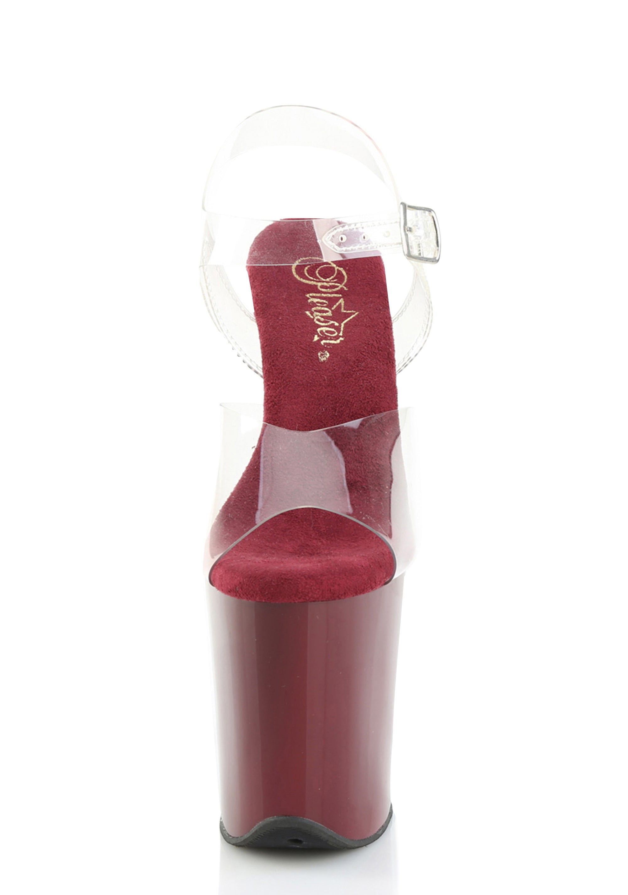 Flamingo-808 Platform Sandals - Burgundy