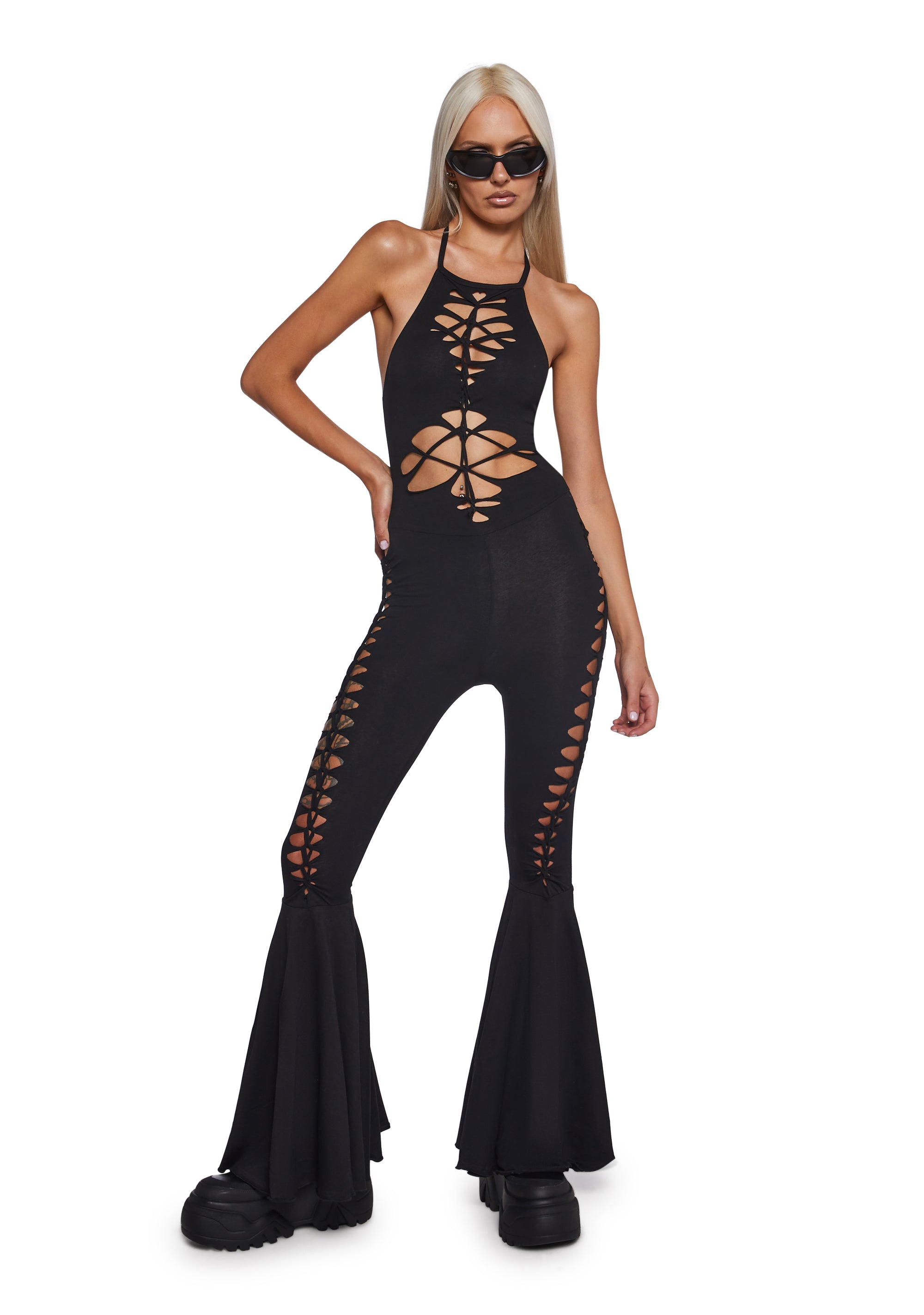 Submerged Ecstasy Cut Out Jumpsuit
