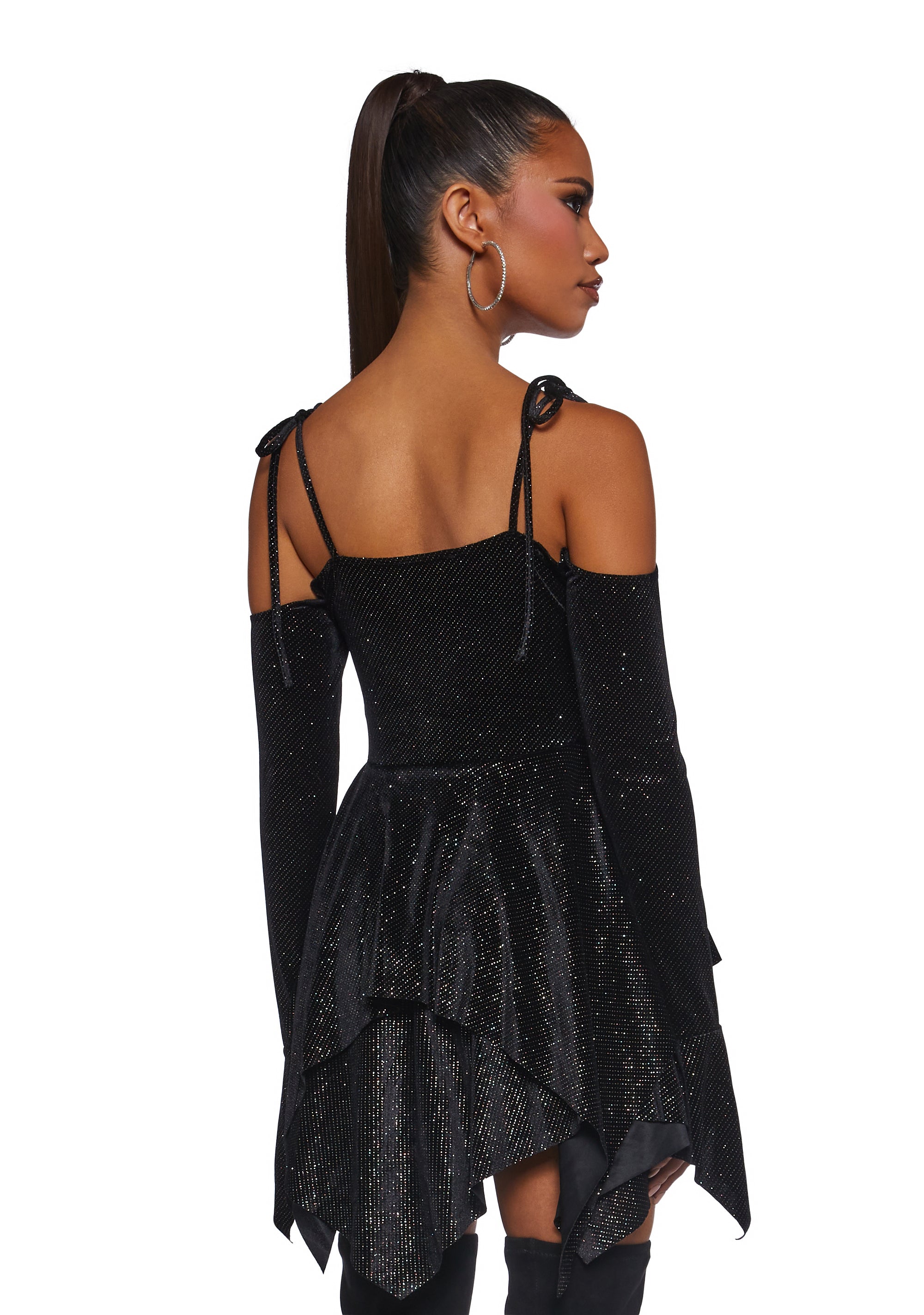 F is For Fairies® Handkerchief Dress - Glitter Velour