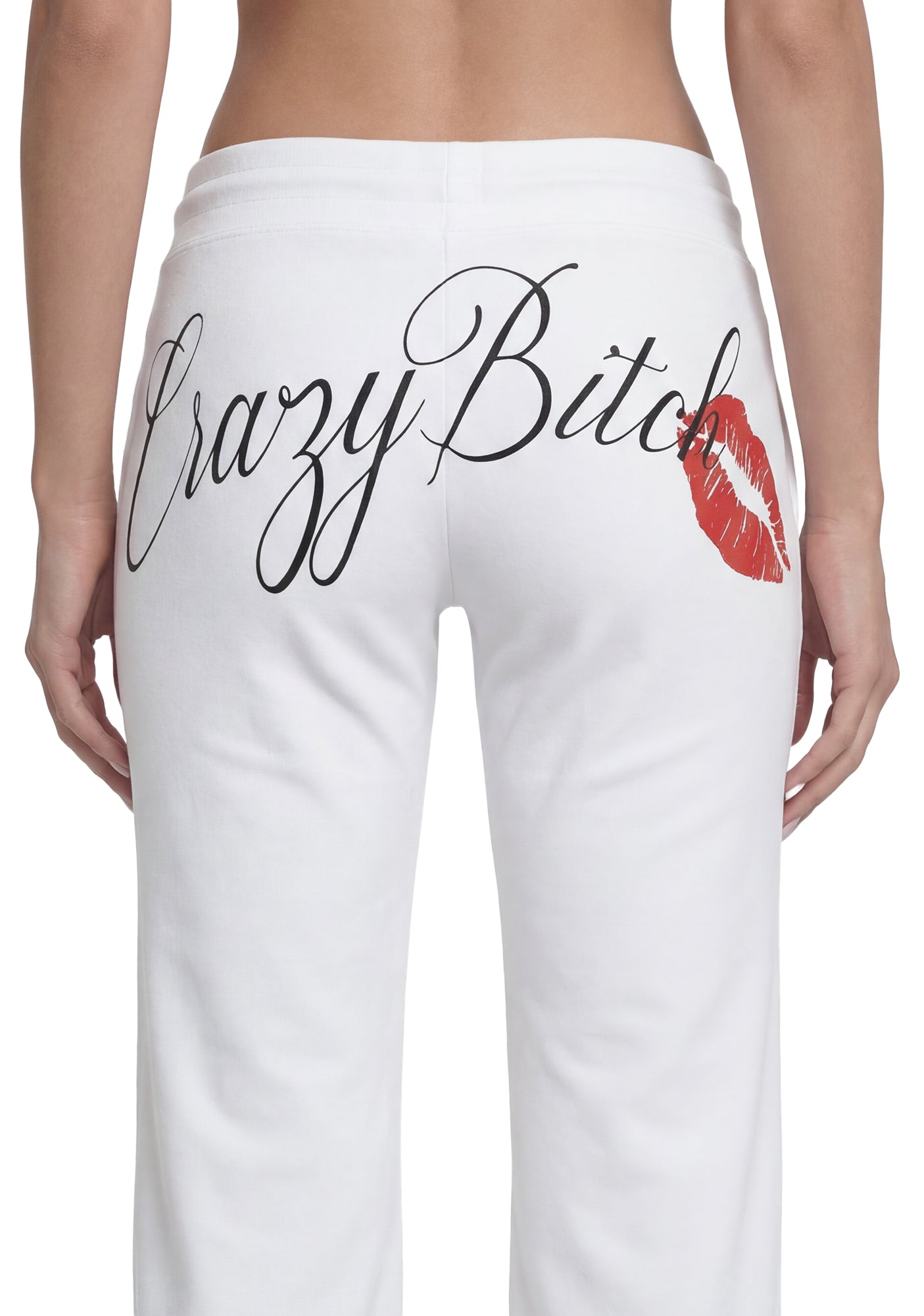 Namilia Lets Go Crazy Pants - White – Dolls Kill