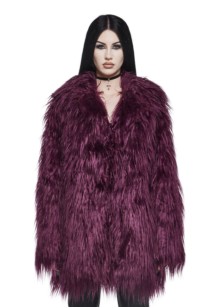 Grim Grace Shag Faux Fur Jacket