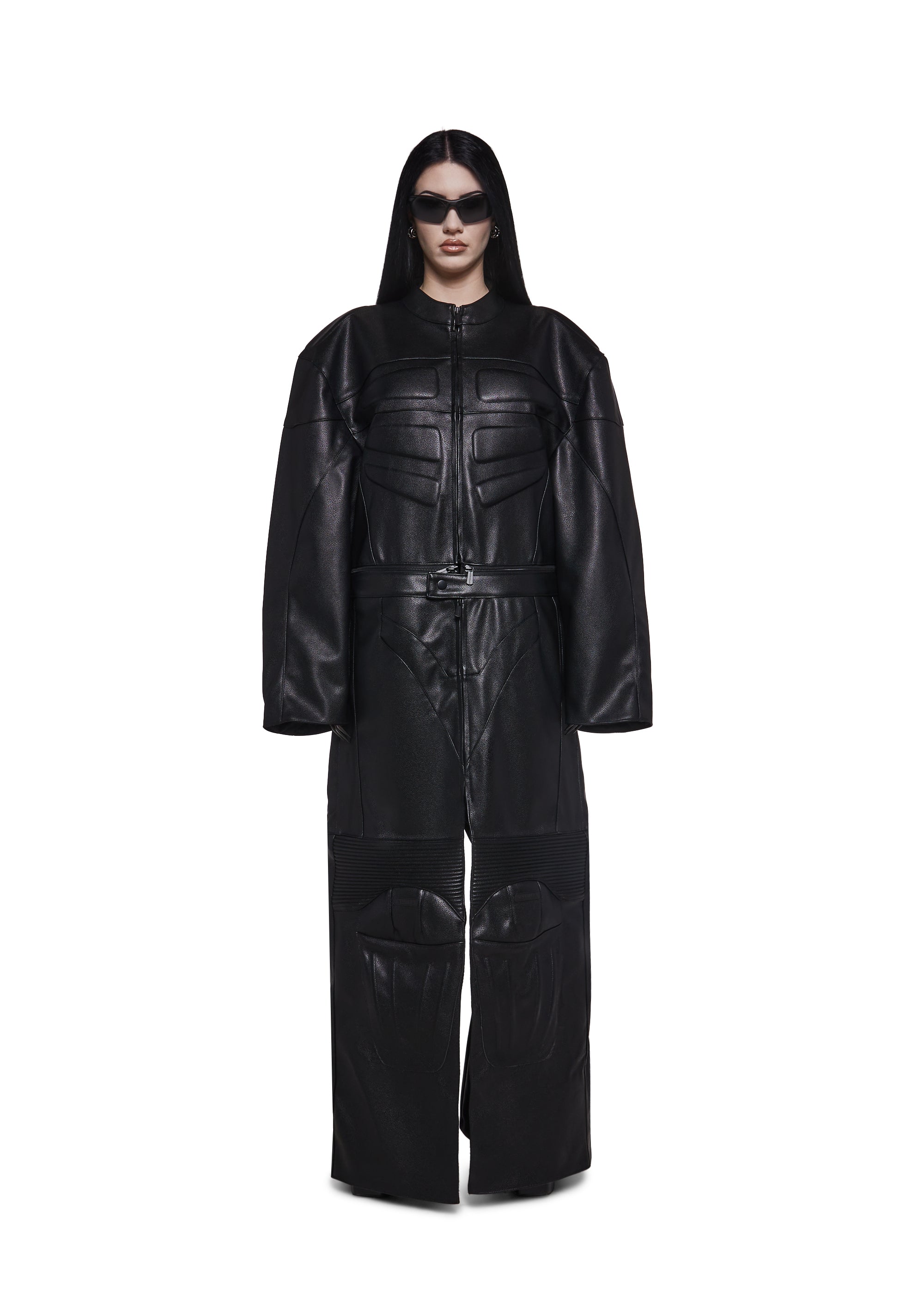 Namilia Detachable Motocross Long Coat - Black – Dolls Kill