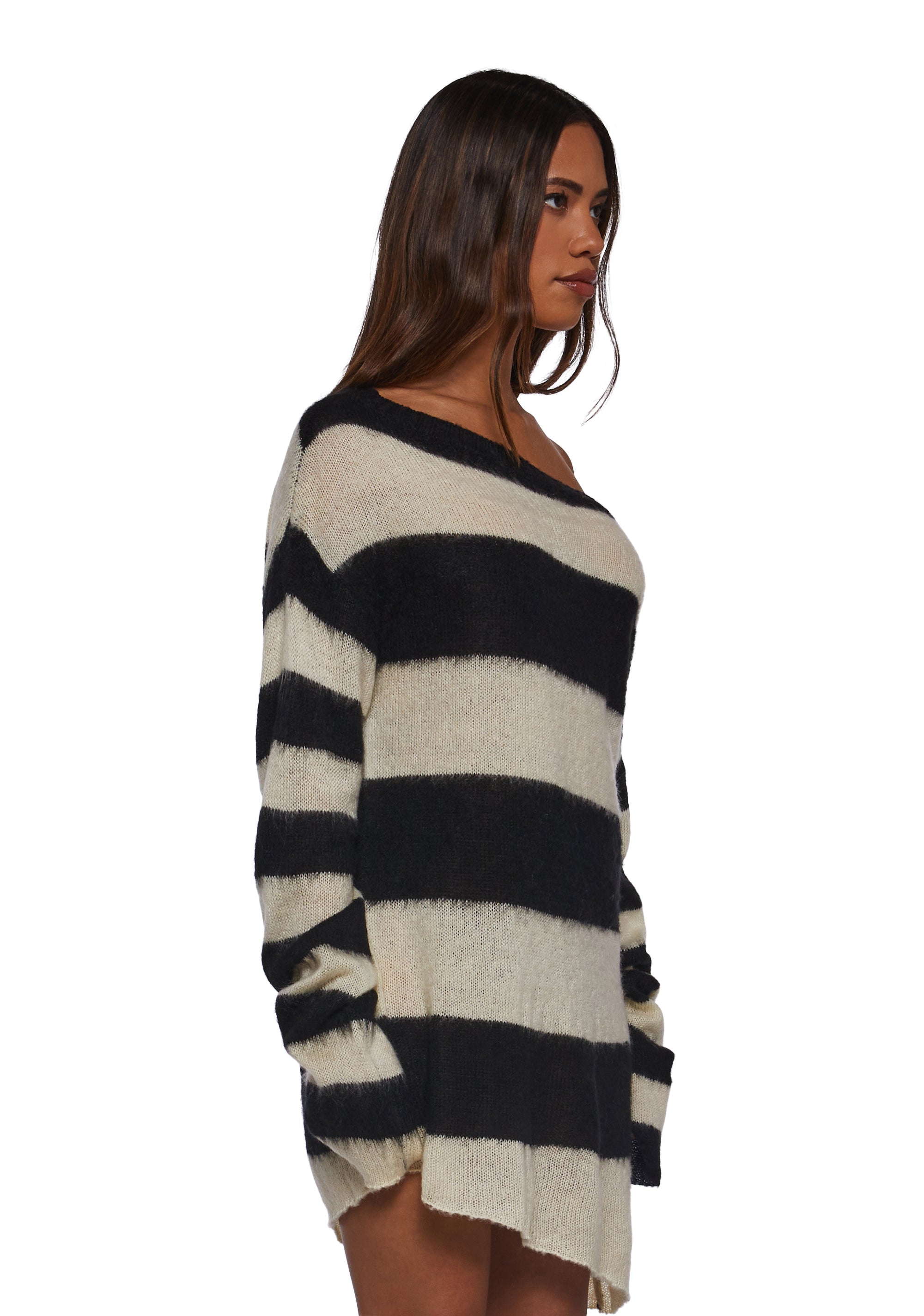 Voice Memos Striped Sweater