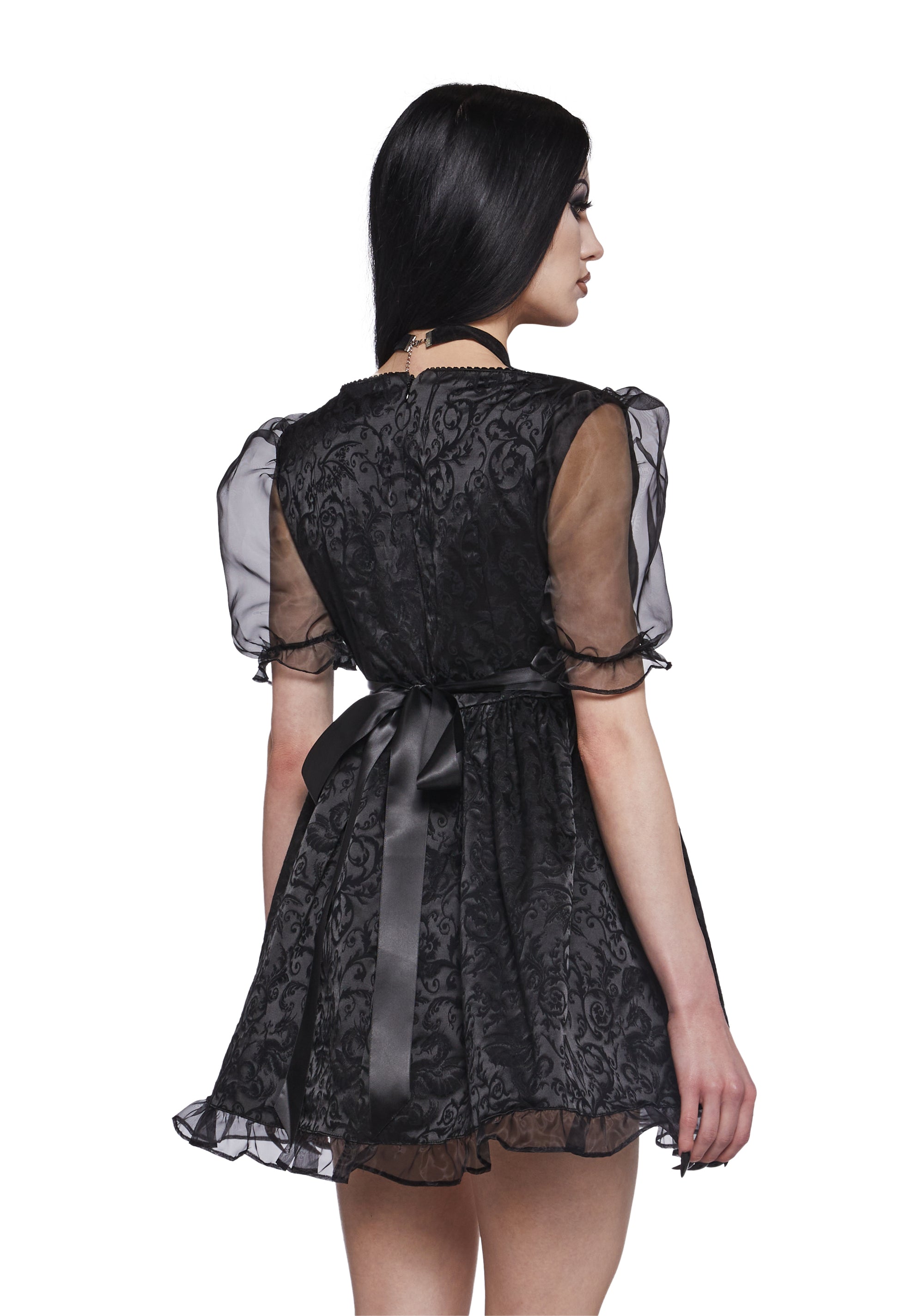 Dark Bidding Babydoll Dress