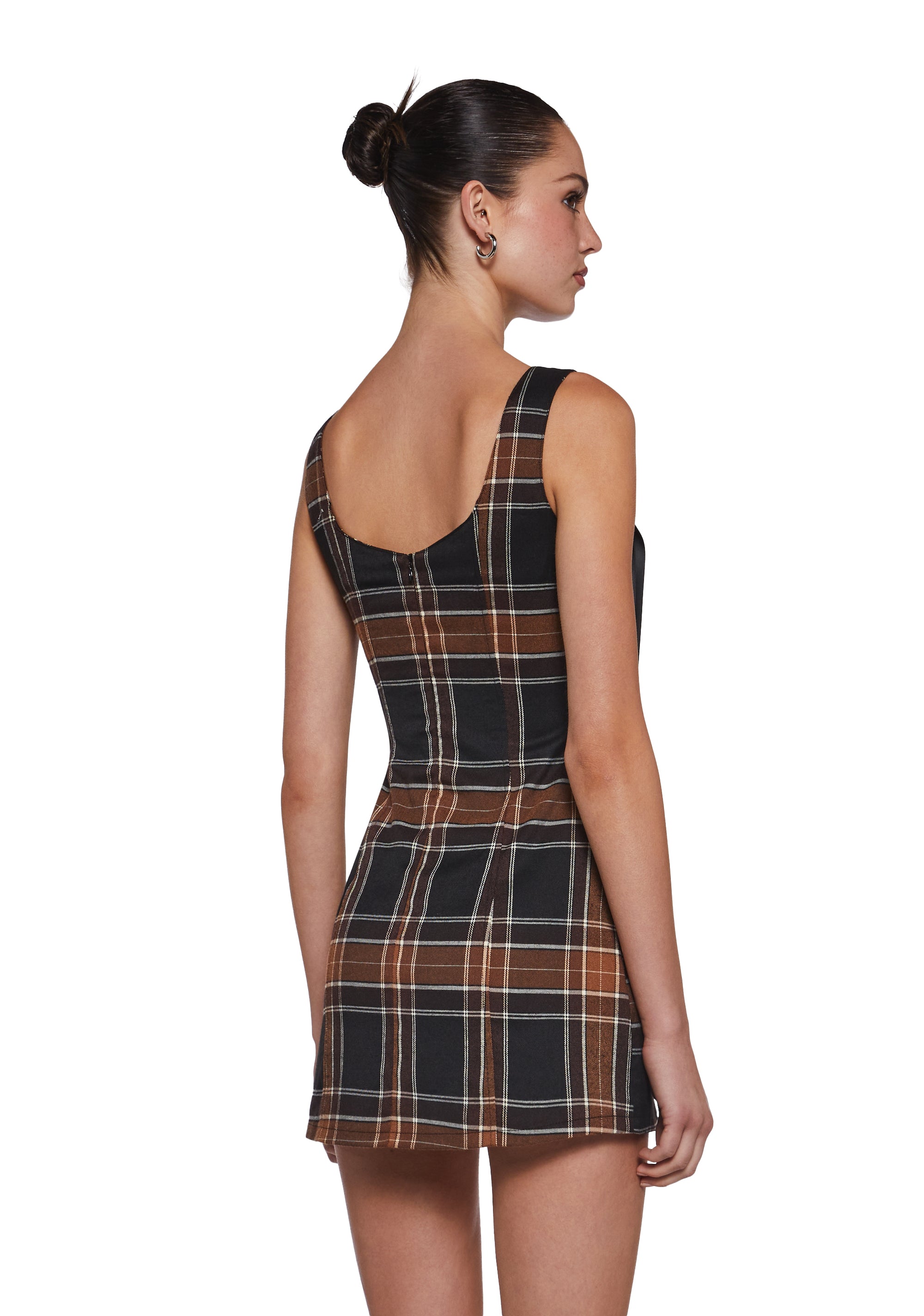 Pixie Stardust Mini Dress - Plaid