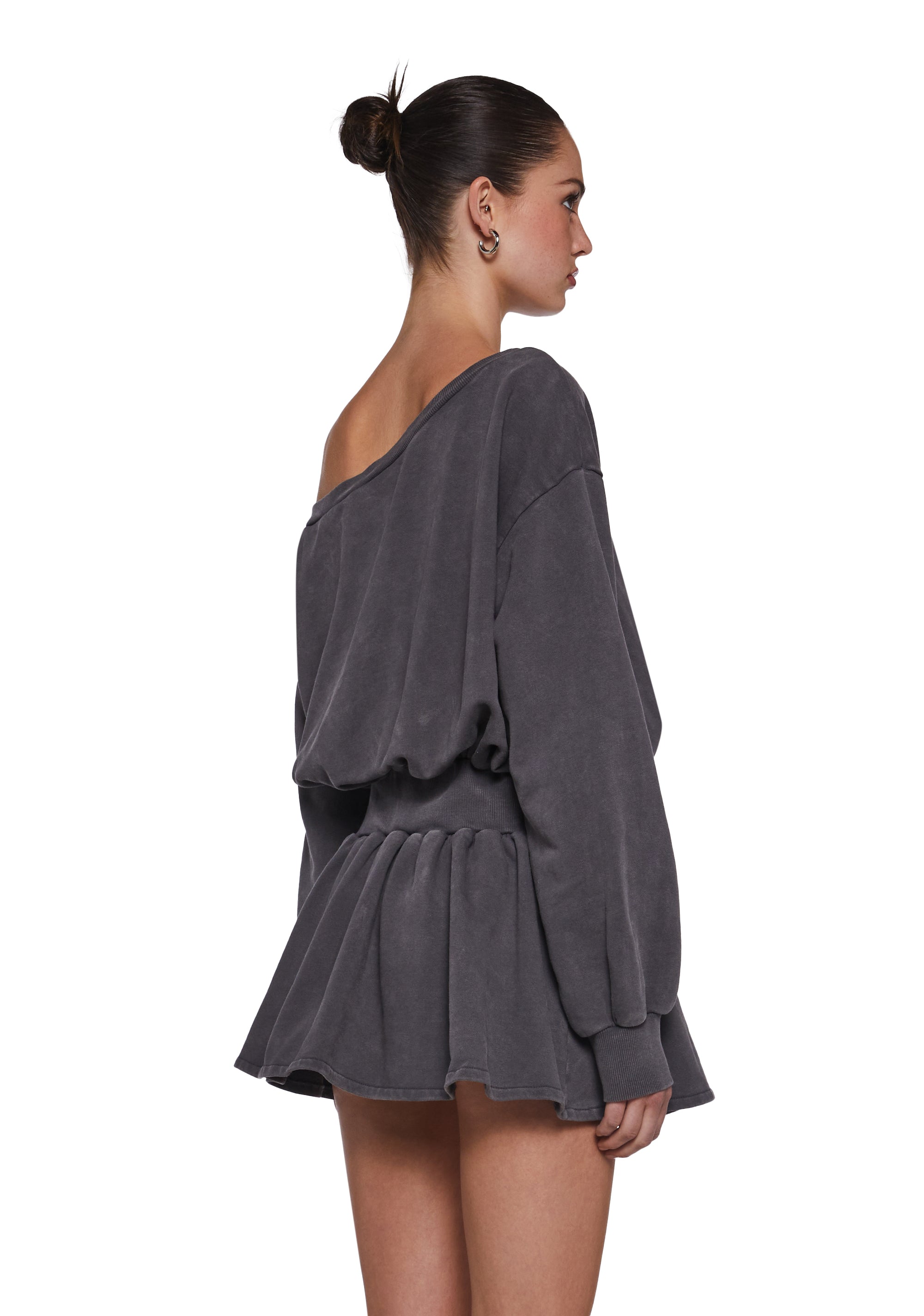 Fingers Crossed Sweatshirt Dress