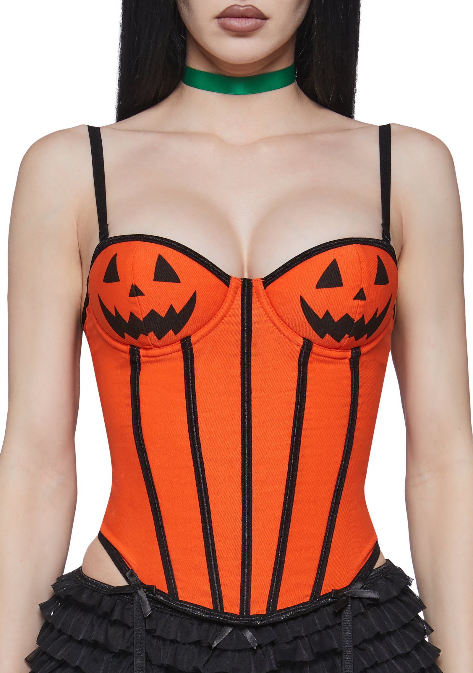 Sexy Corset Pumpkin Halloween Costume