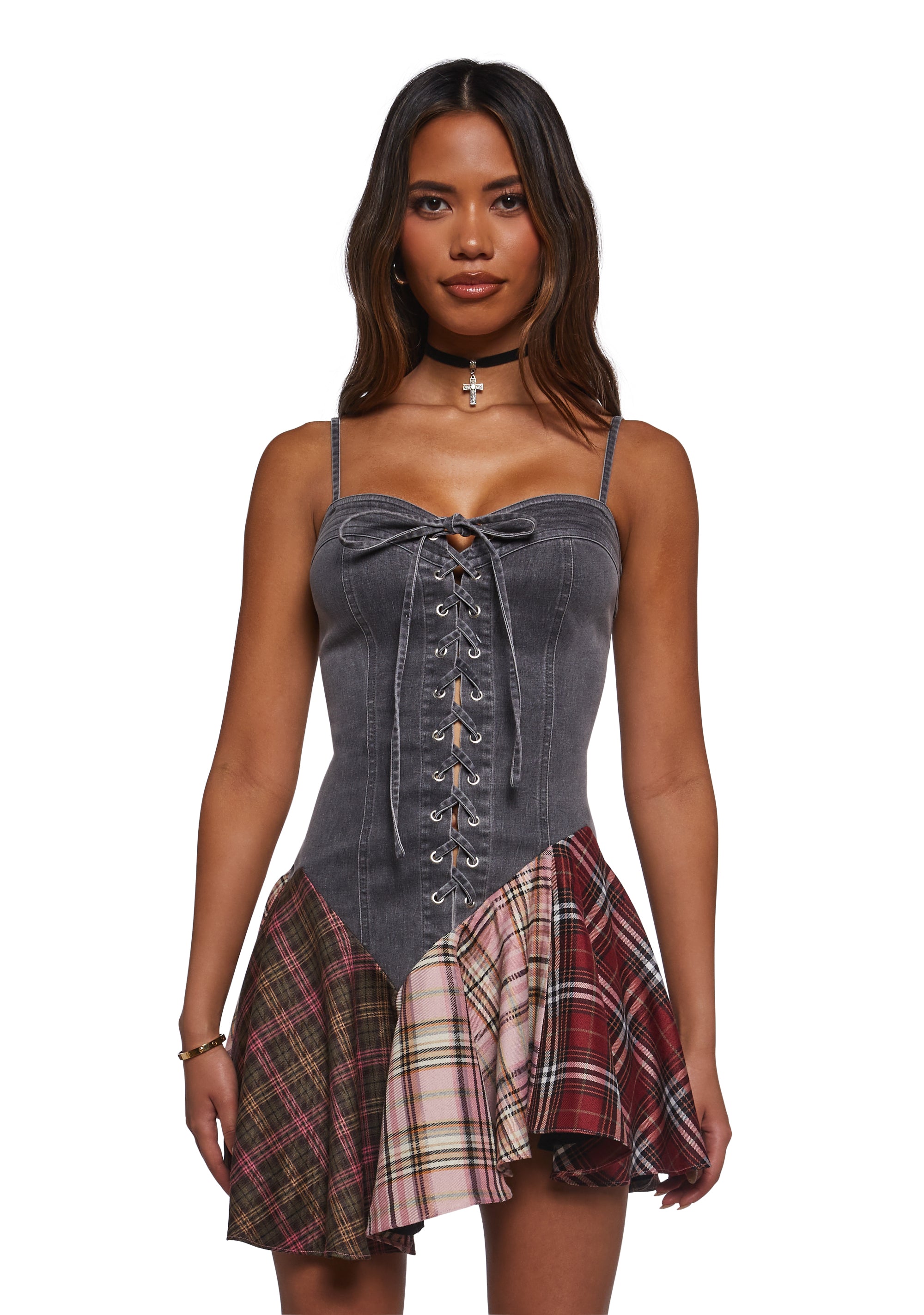 Grunge Thoughts Mini Dress