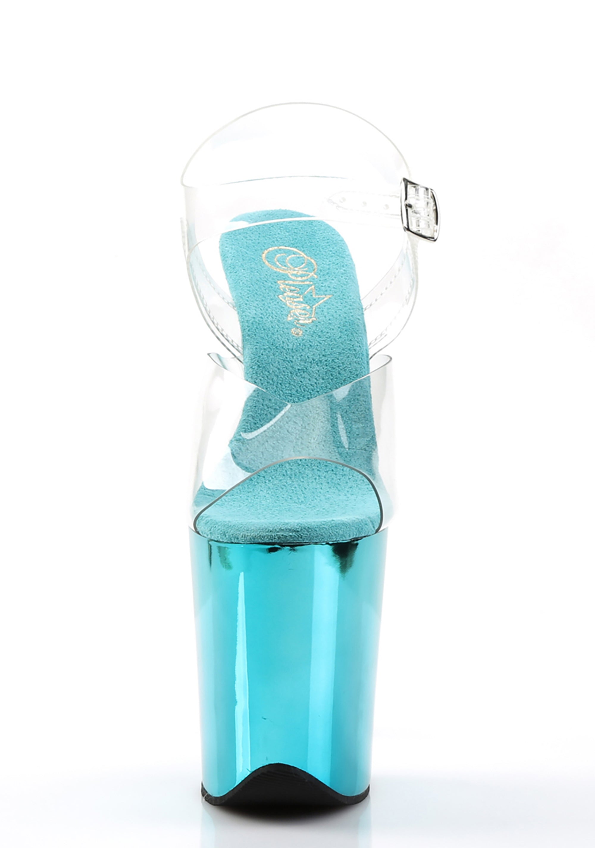 Flamingo-808 Platform Sandals - Blue Chrome