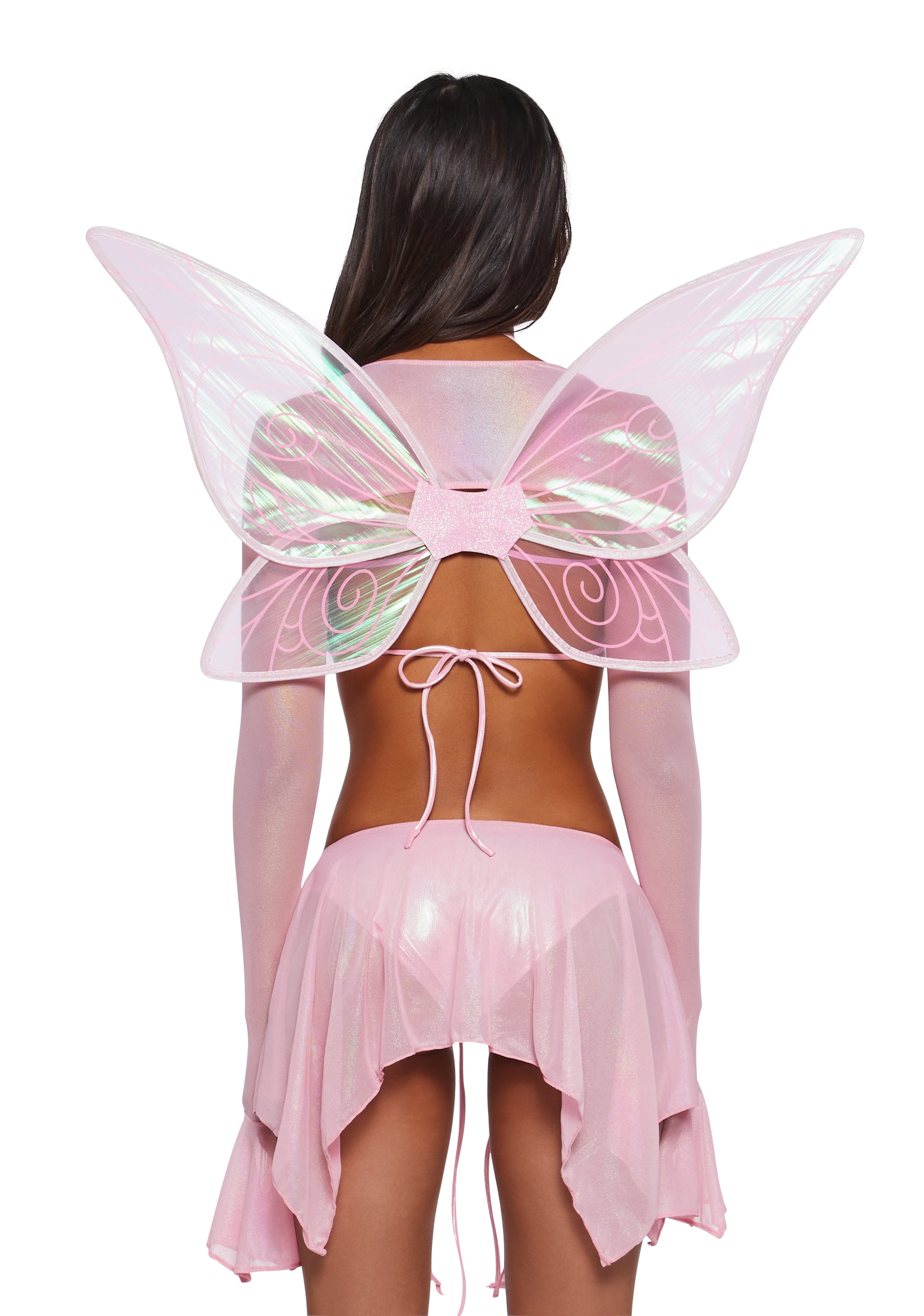 Womens Sexy Halloween Fairy Costume Lingerie Set Fairy Tales Wings Costume - Pink Dolls Kill Womens Sexy Halloween Fairy Costume Lingerie Set Fairy Tales Wings Costume - Pink Dolls Kill