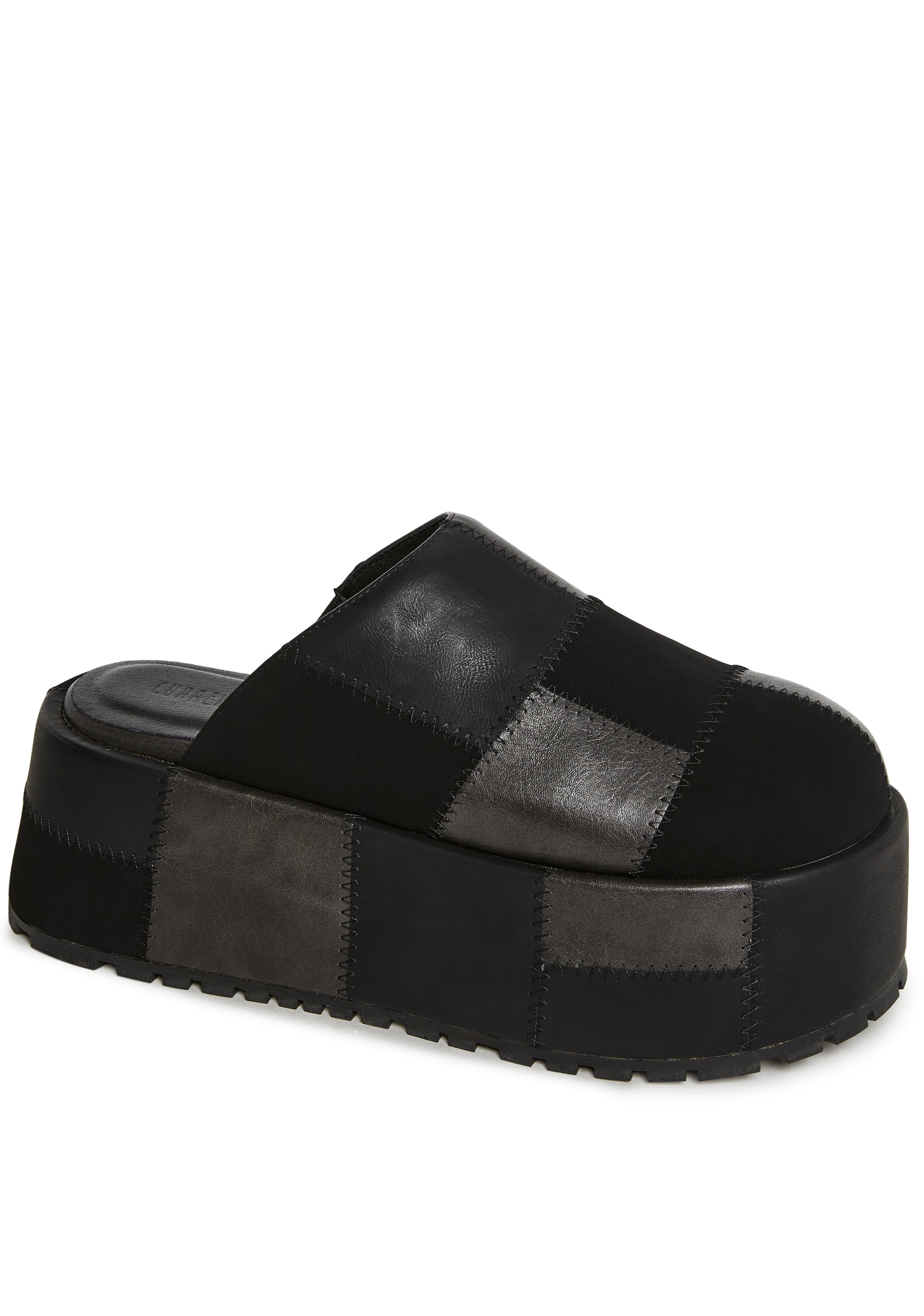 Gritty Rebel Platform Clogs - Black
