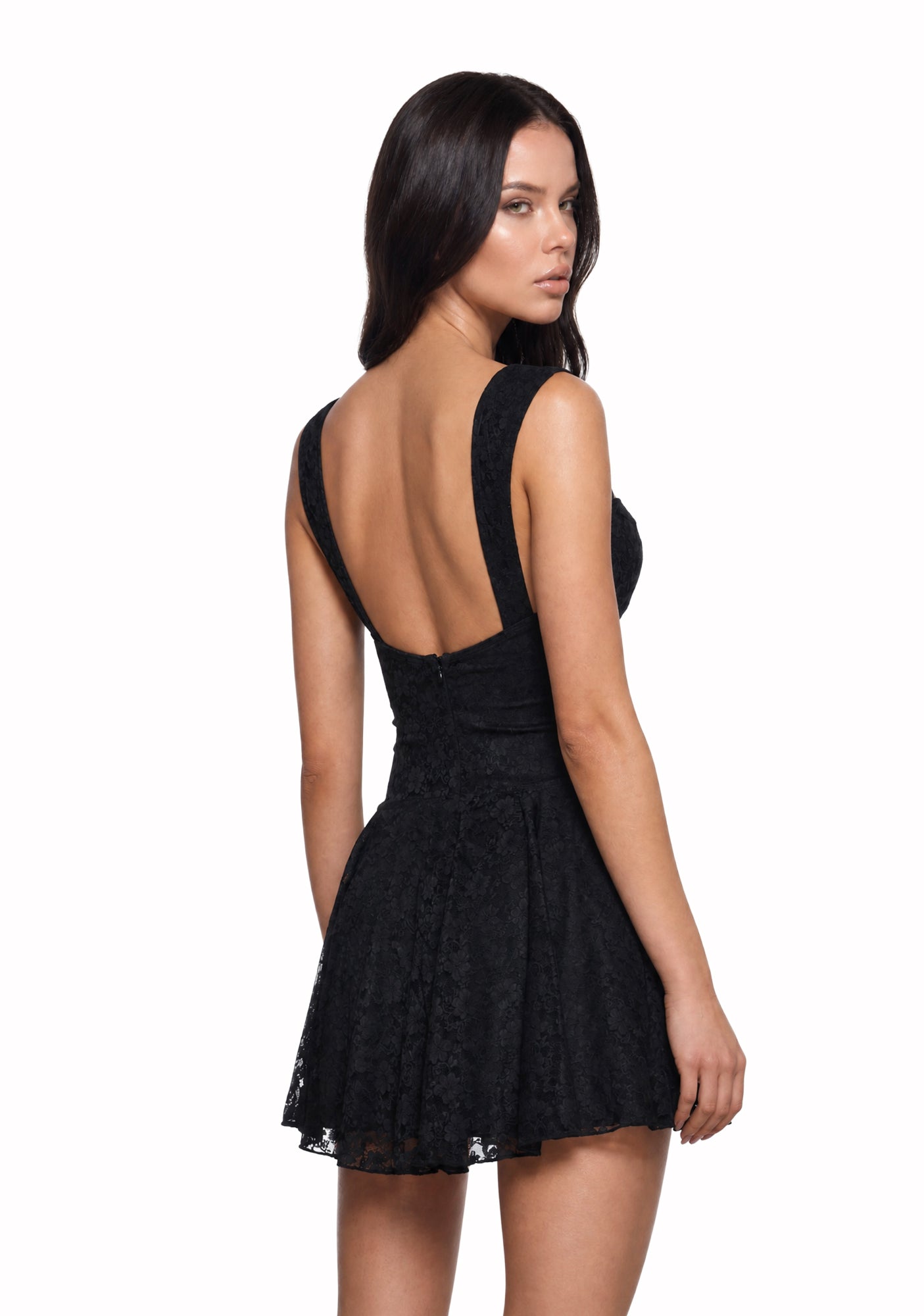 Womens Sexy Valentines Day Lace Mini Dress Sugar Thrillz