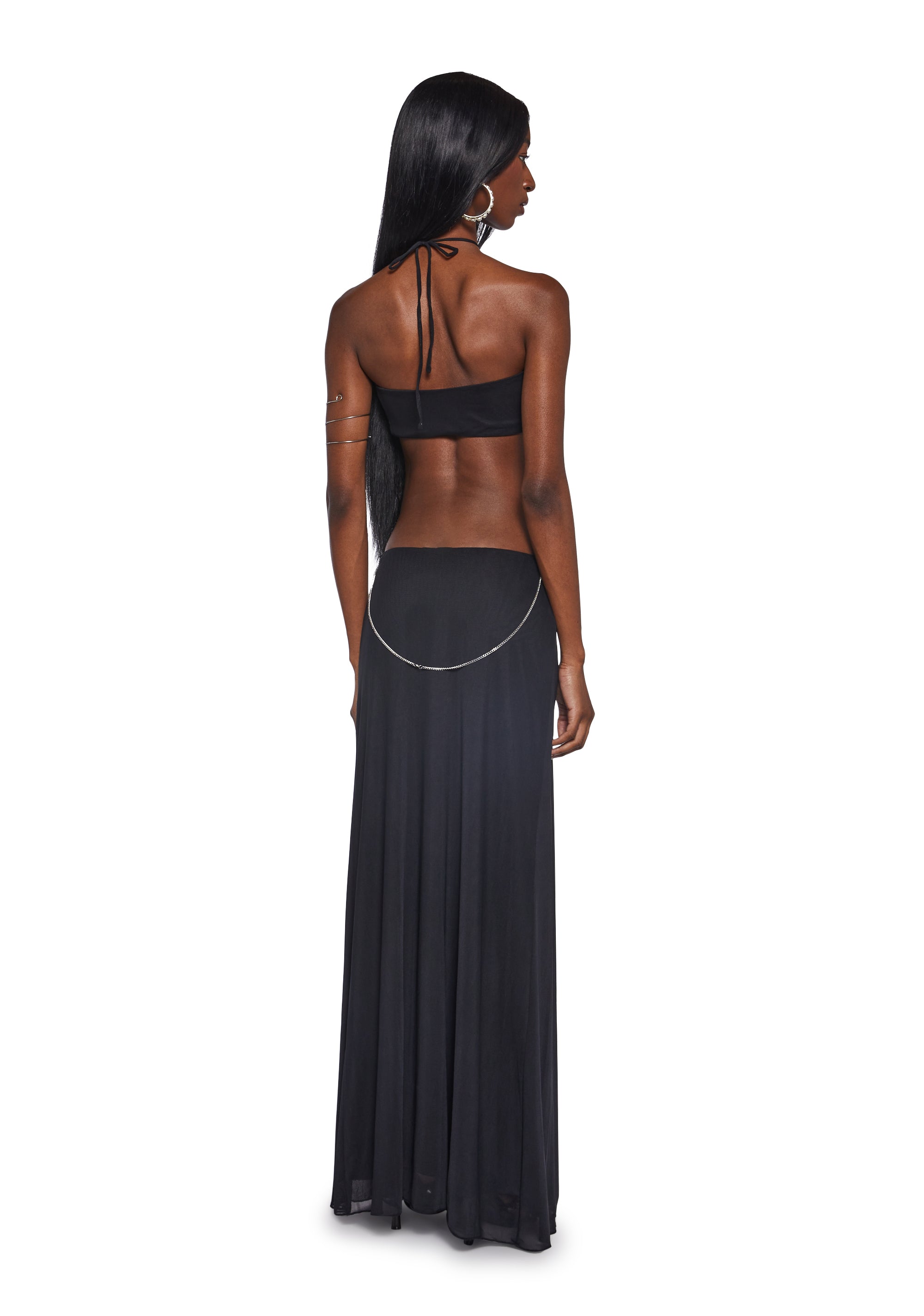 Dance Pulse Maxi Dress - Black
