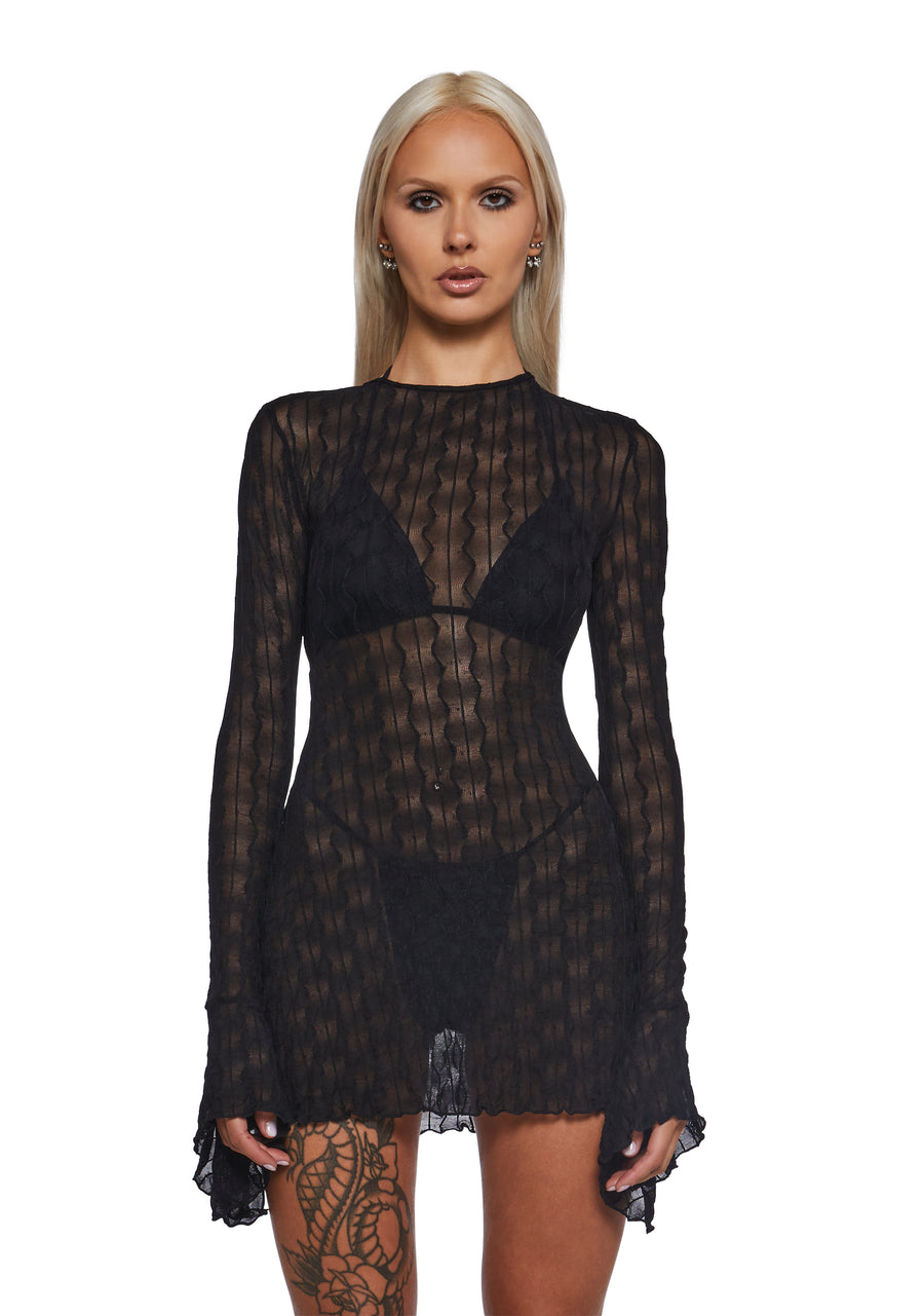 Chord Denim Mini Skirt