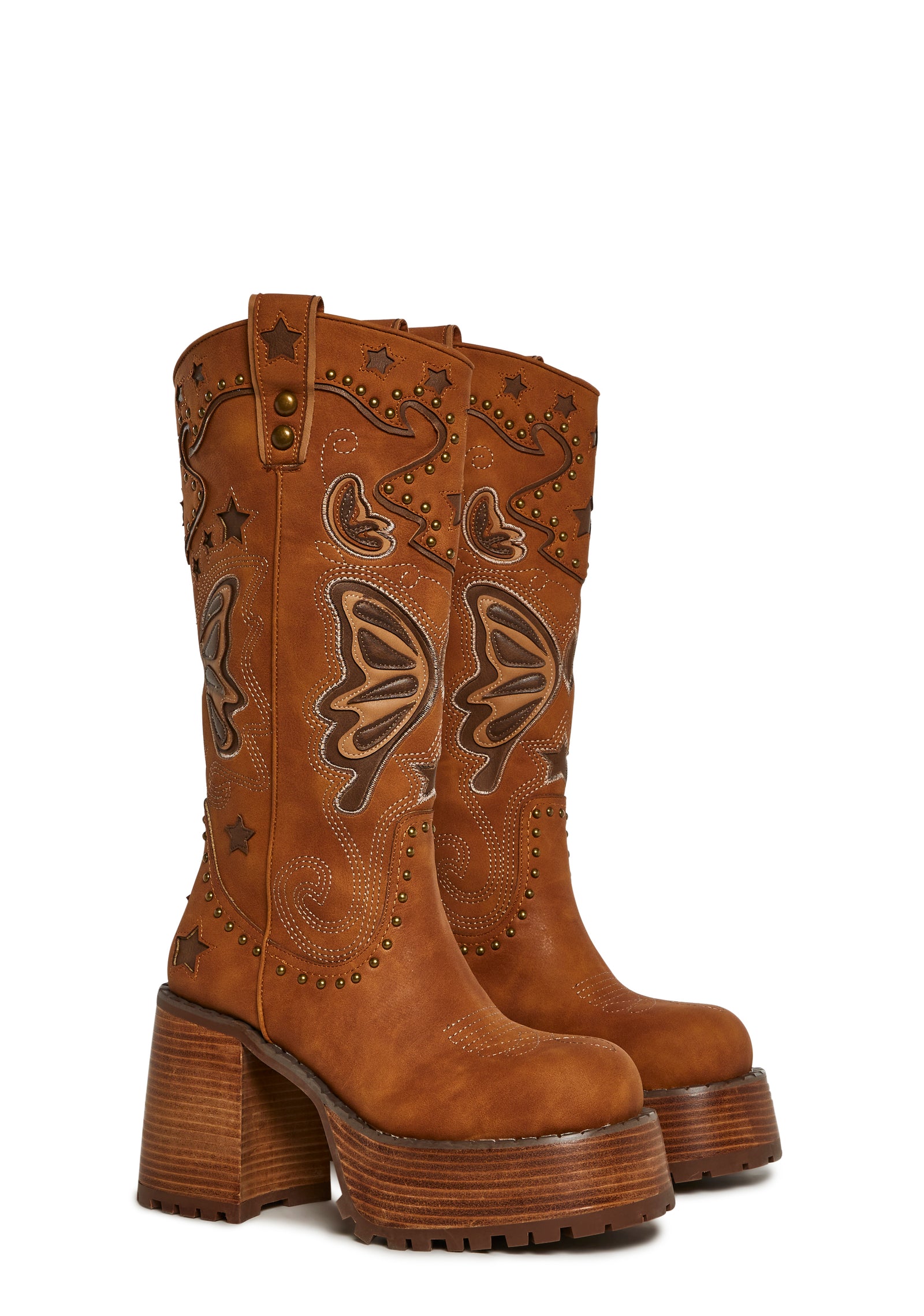 three|light brown