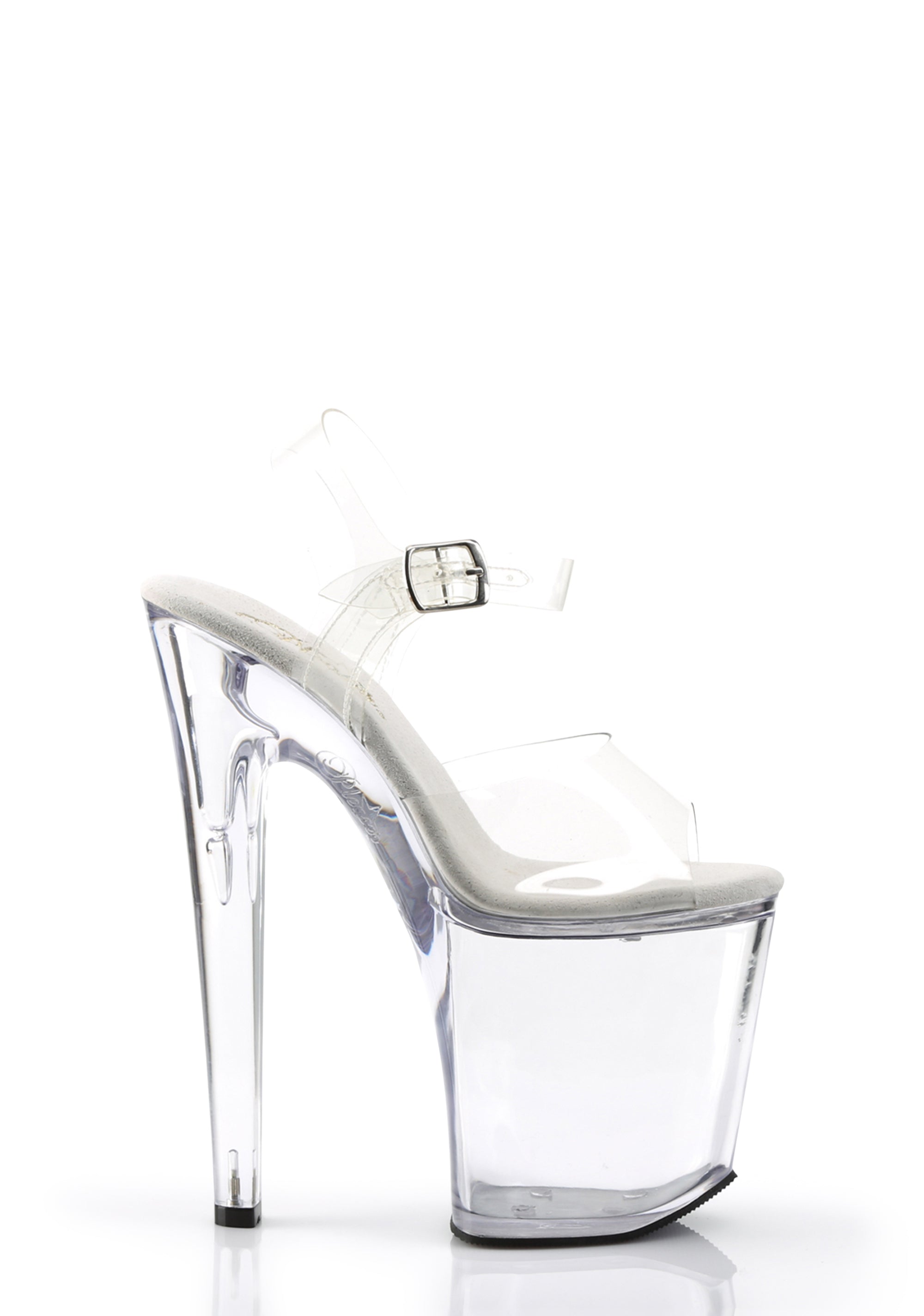 Xtreme-808 Clear Platform Heels