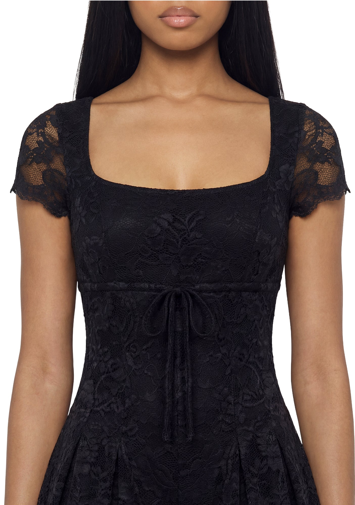 Elaine Lace Babydoll Romper