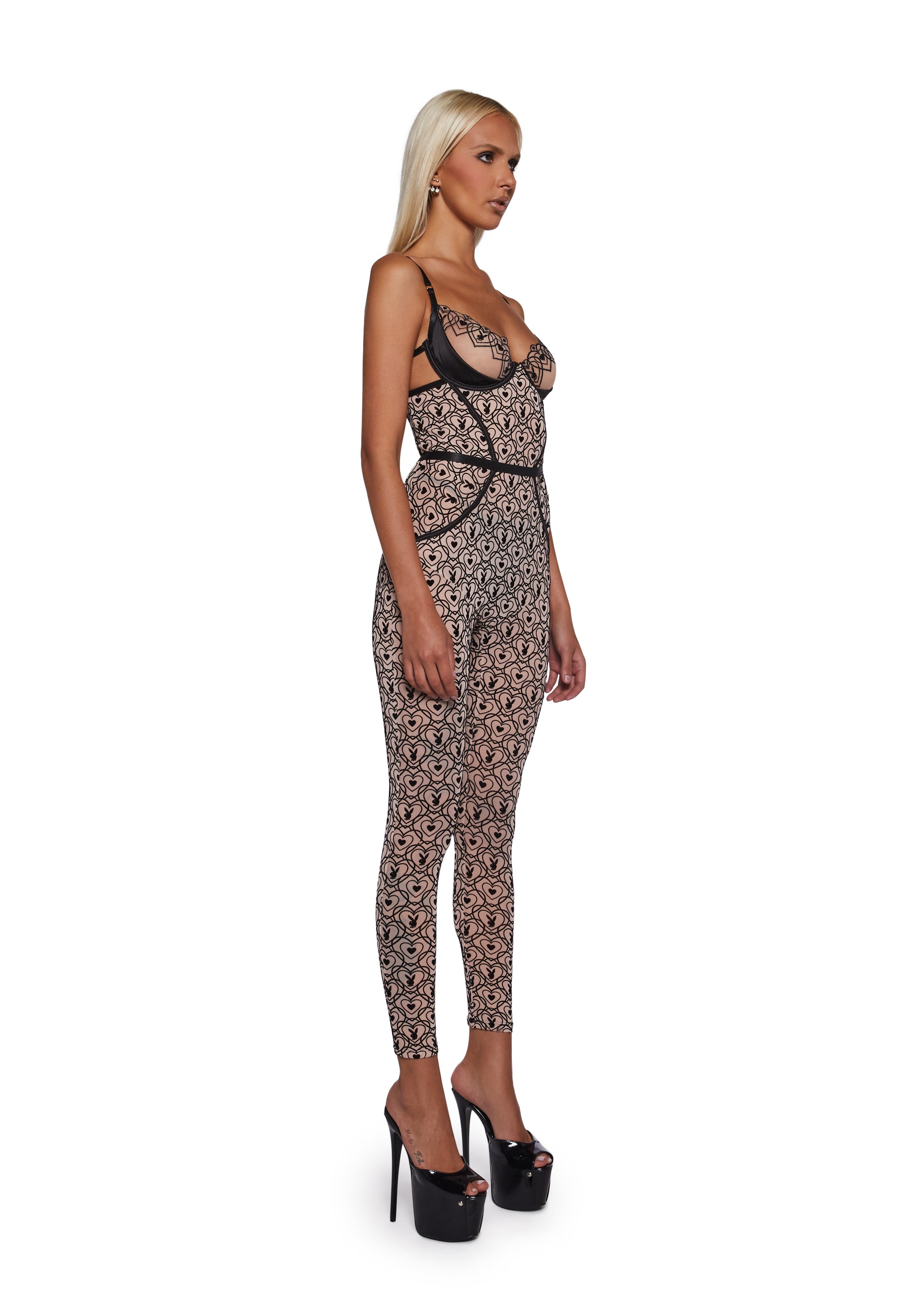 Playboy Bunny Kiss Sleeveless Catsuit