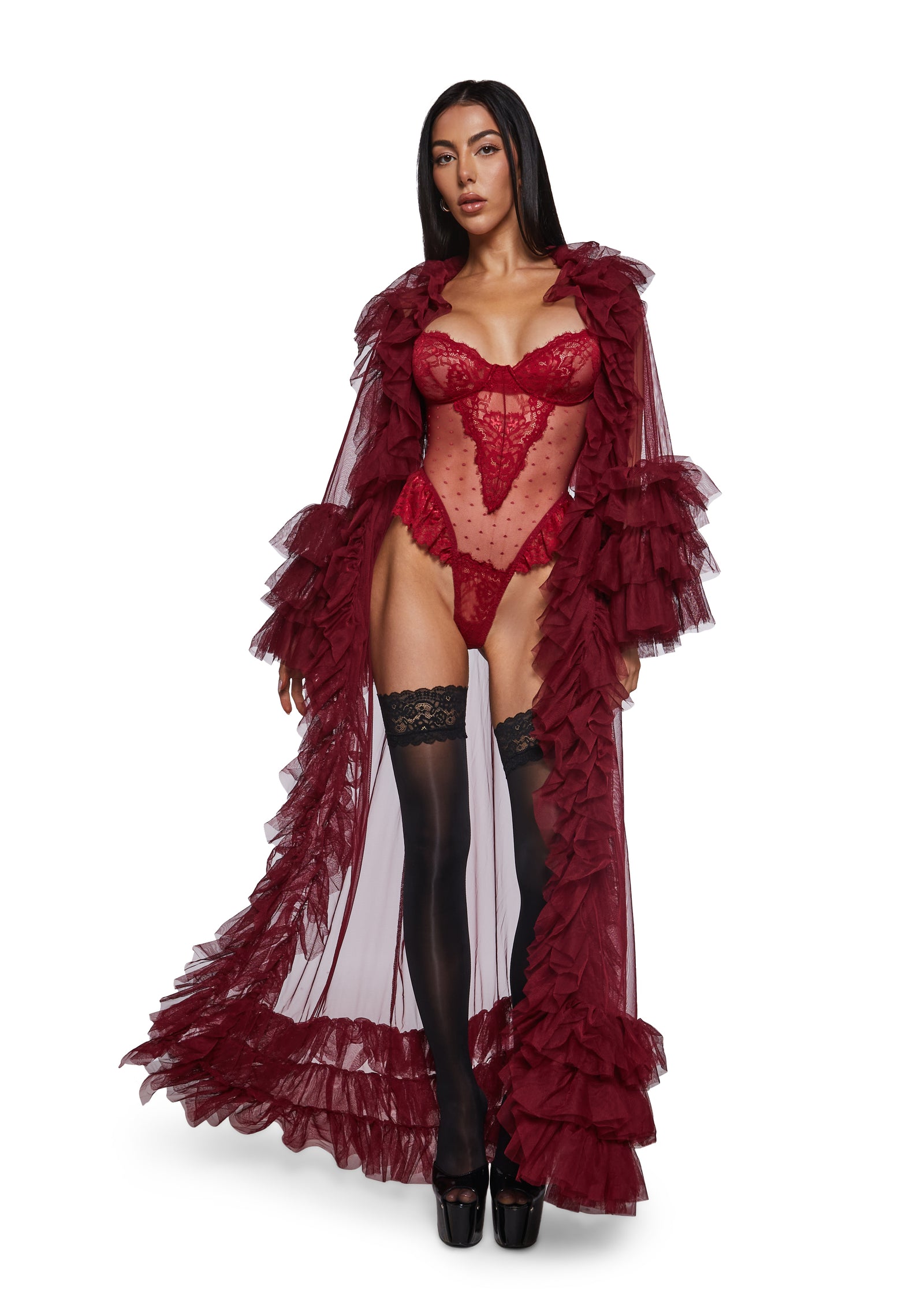 five|dark red