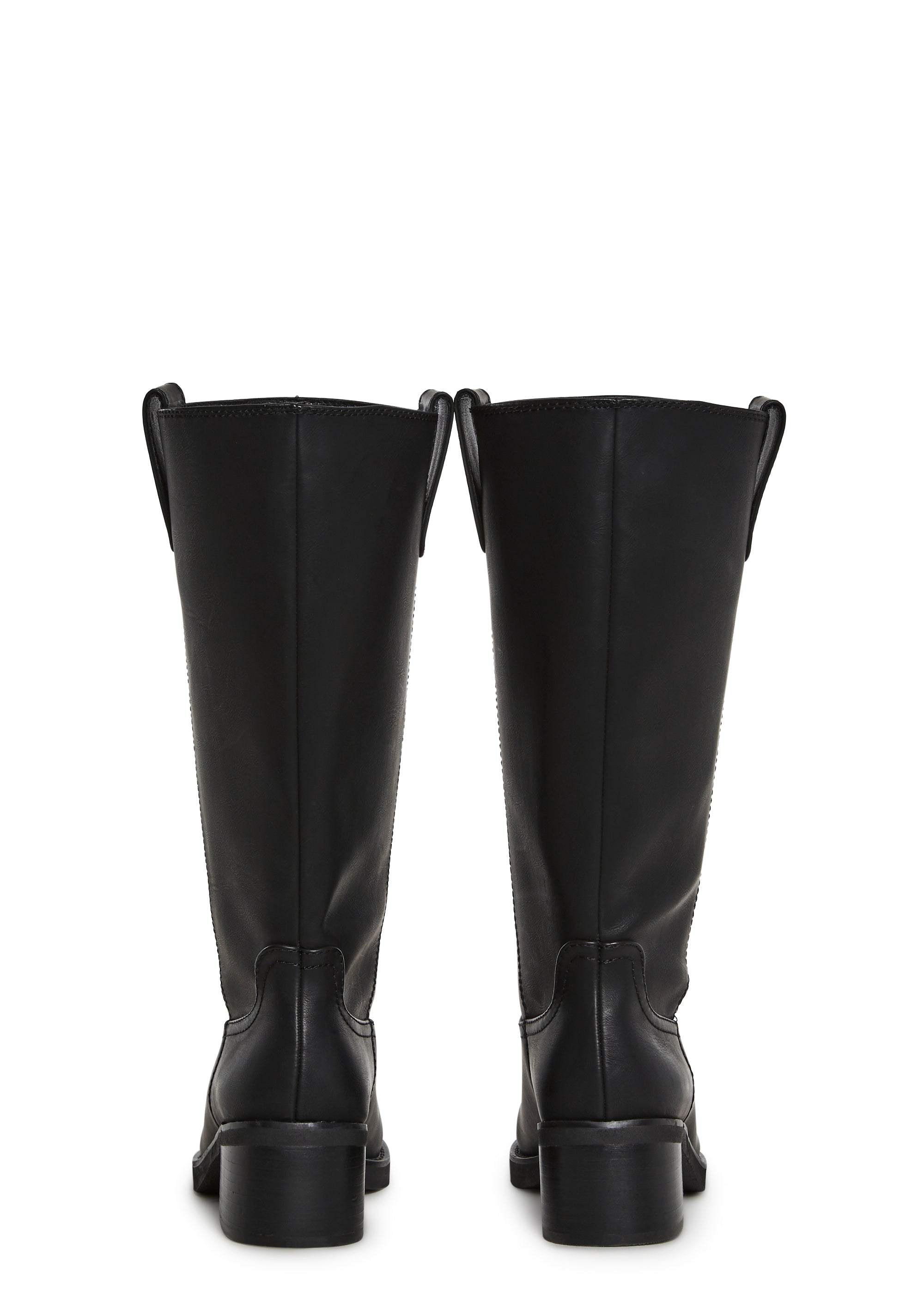 Current Mood Vegan Leather Boots - Black – Dolls Kill