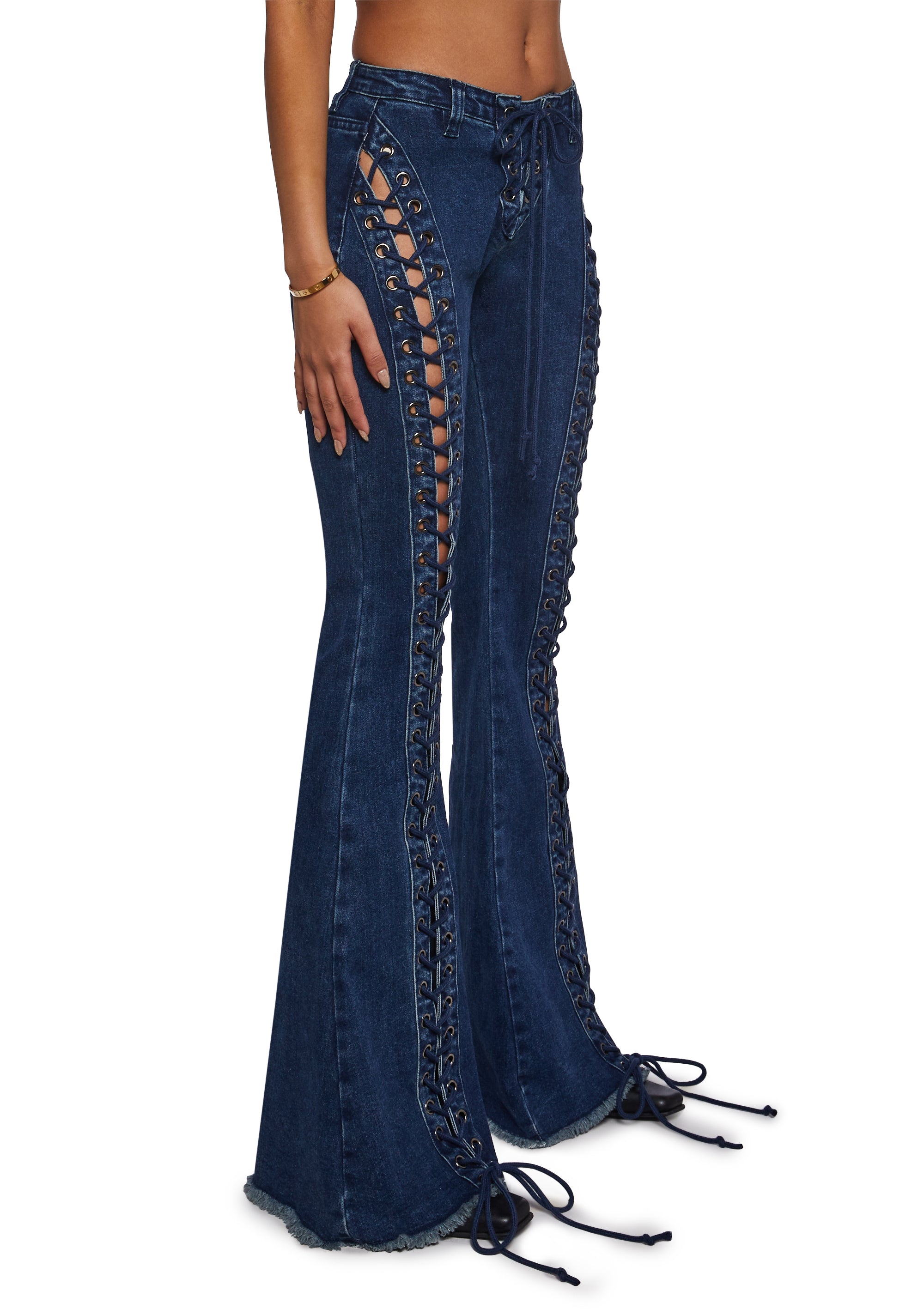 Wild Wanderer Flare Jeans - Blue