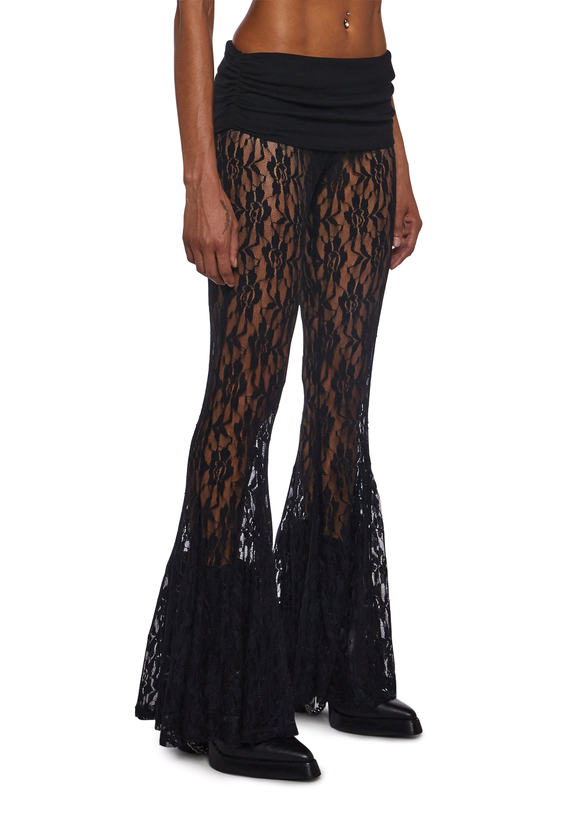Siren Moves Lace Flare Pants