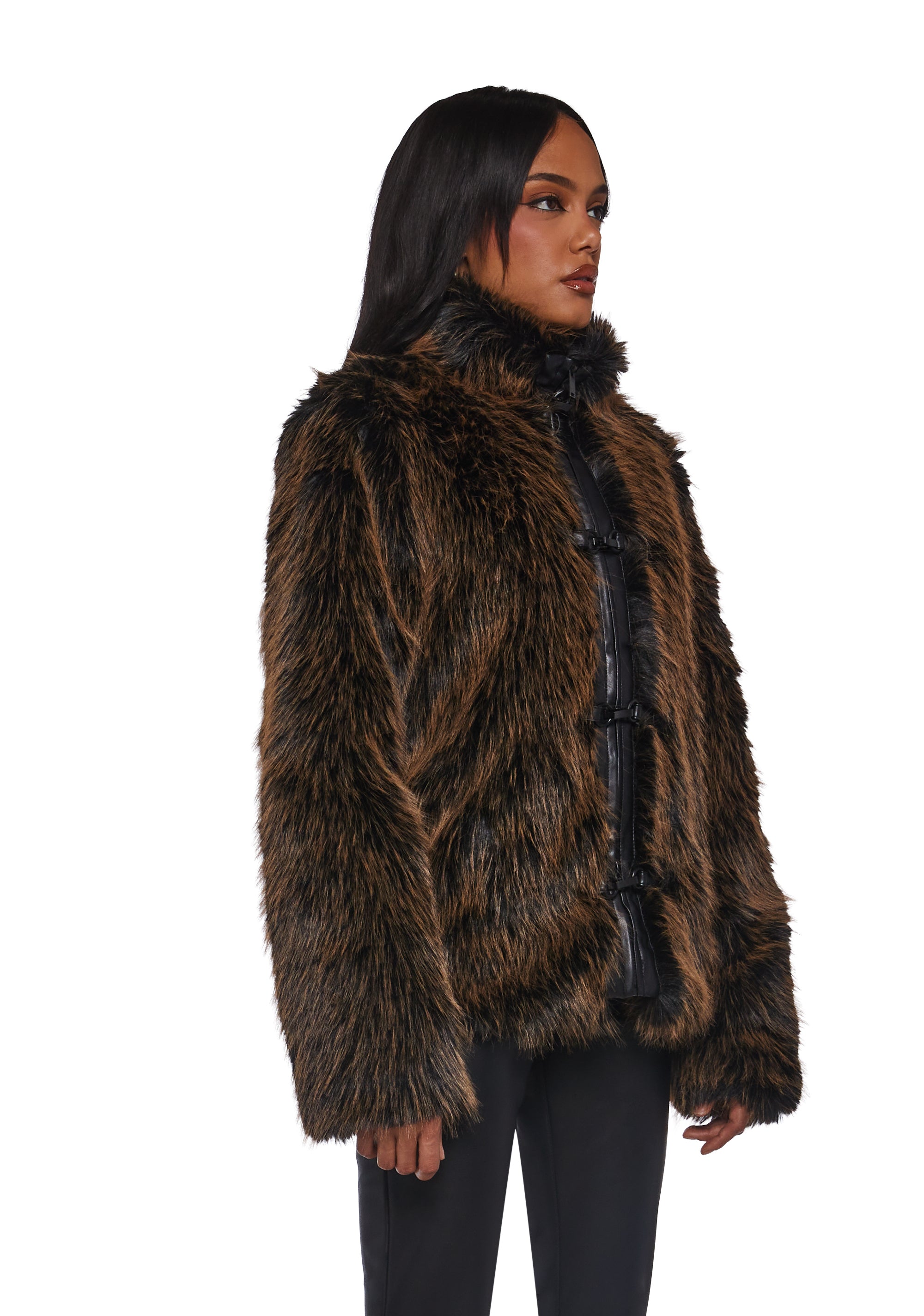 High Society Babe Faux Fur Coat