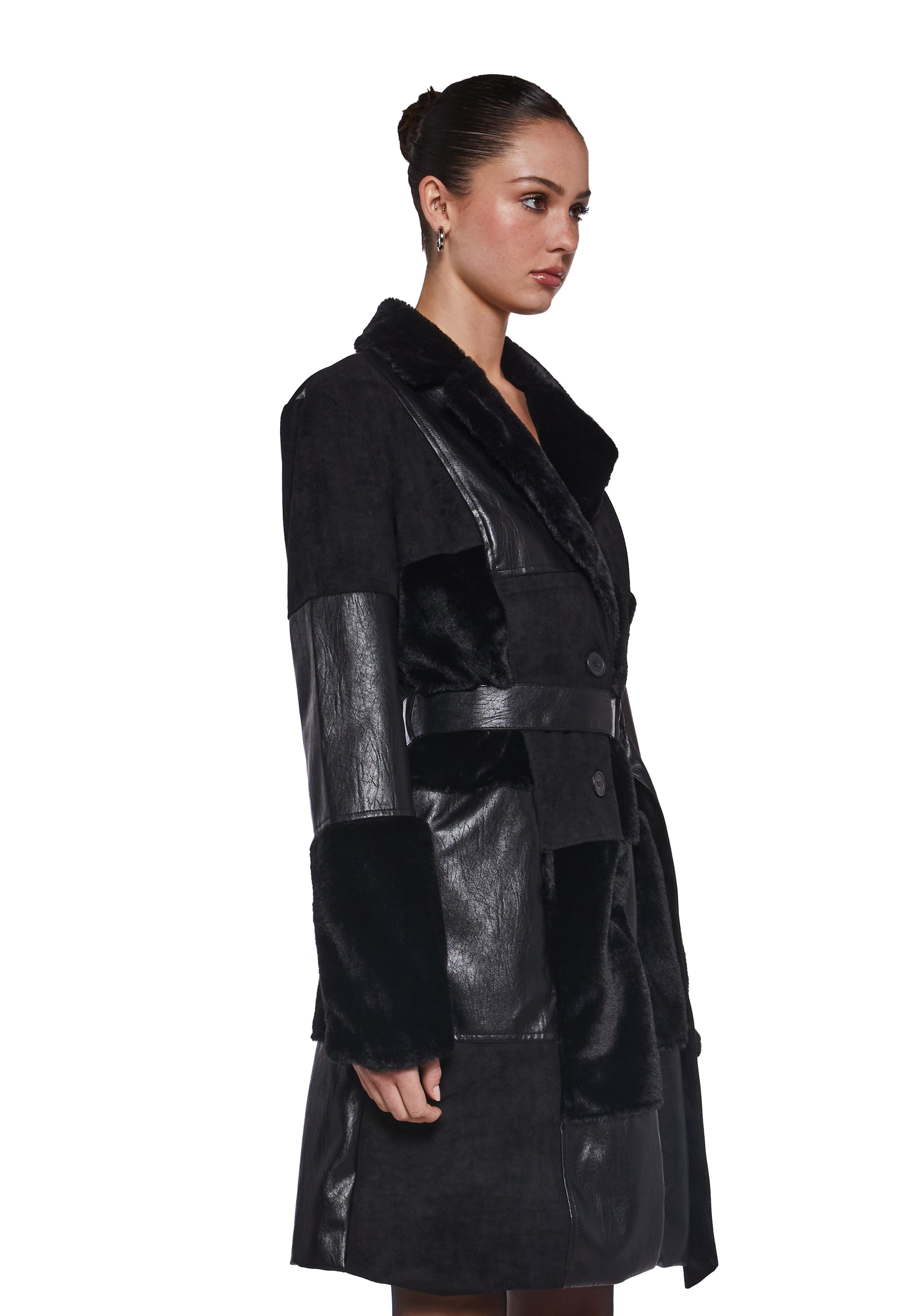 In The Twilight Faux Fur Coat