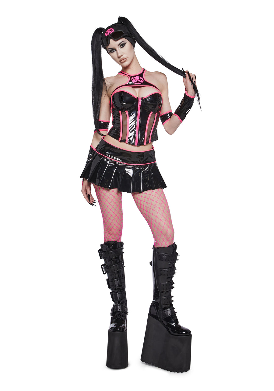 Cyber Goth Costume - alternate