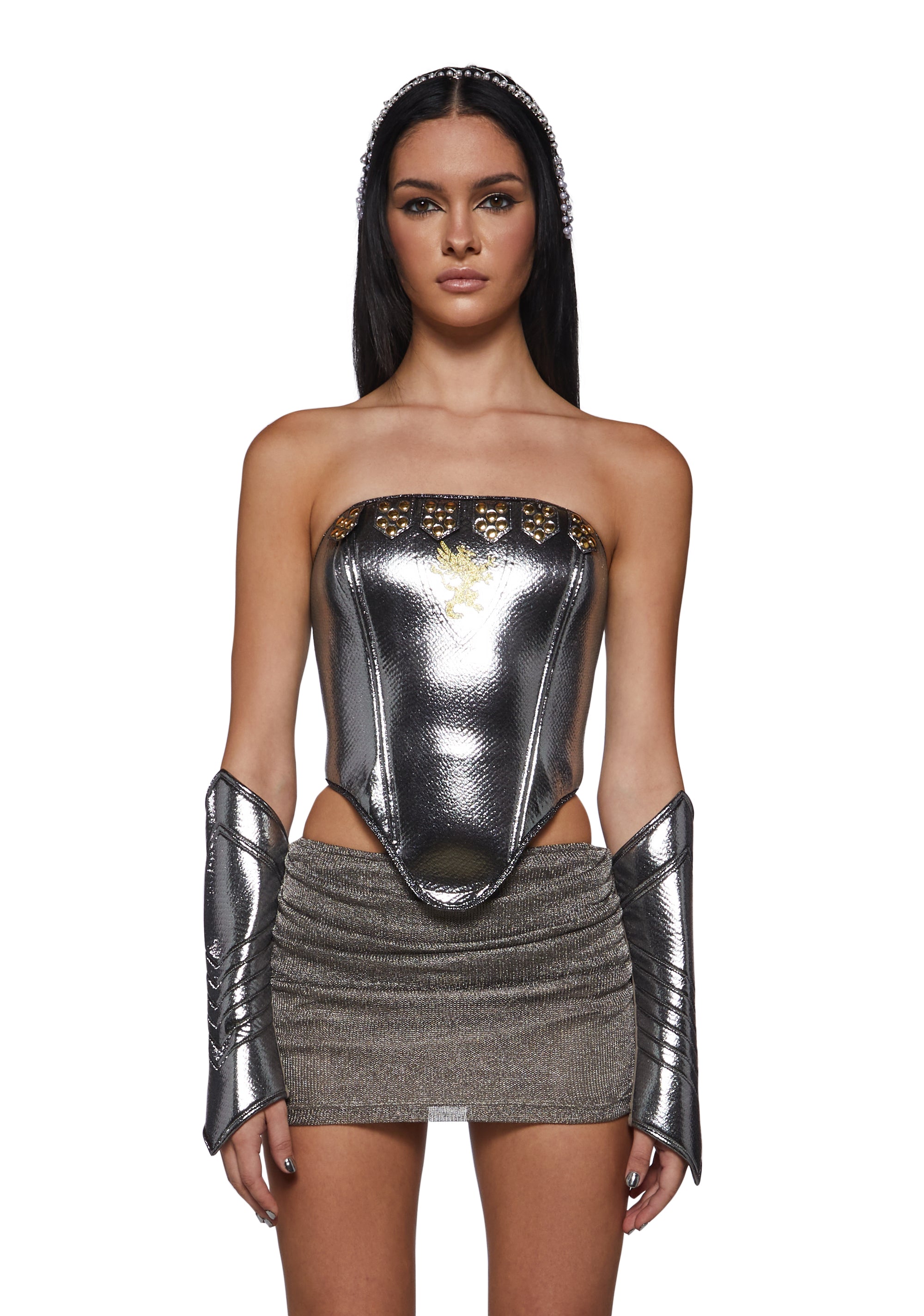 Joan of Arc Corset Armor Costume