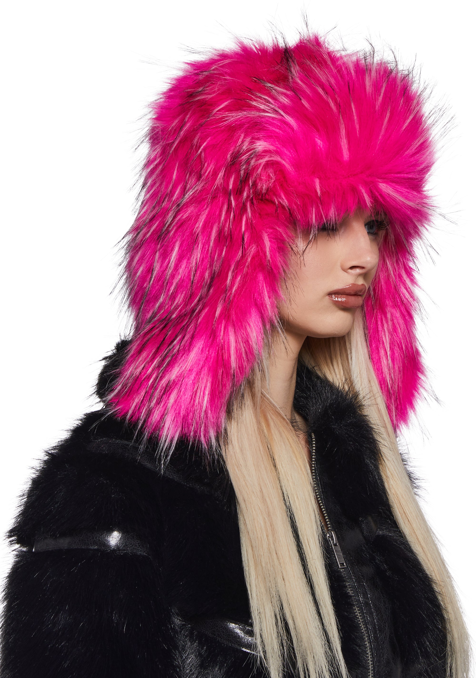Generation Kiss Faux Fur Trapper Hat - Pink – Dolls Kill