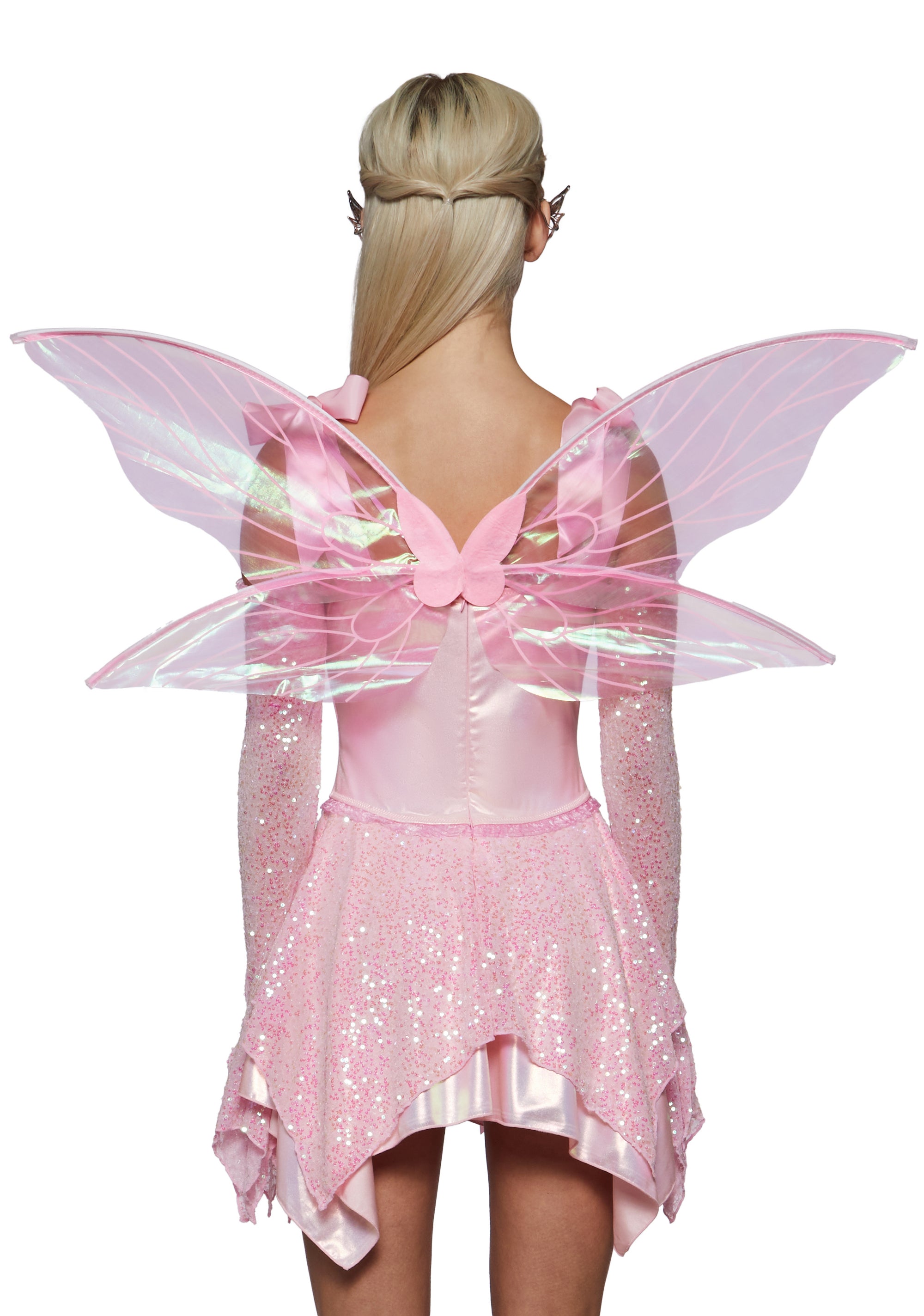 y2k【 Dolls Kill ハロウィン 妖精 コスチューム 】Fairy Pink Sequin Fairy Halloween Costume - Pink – Dolls Kill
