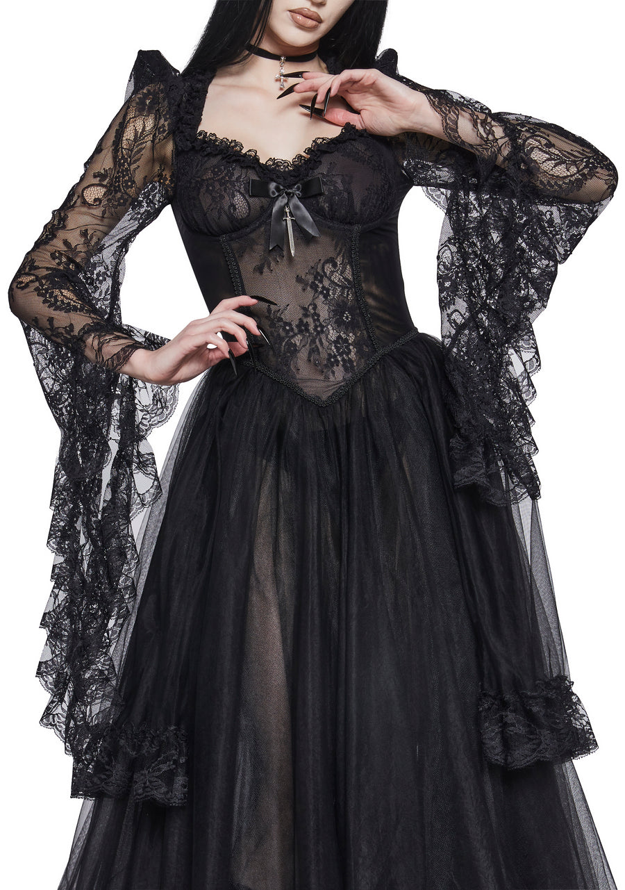 Dance With Death Lace Dress - alternate