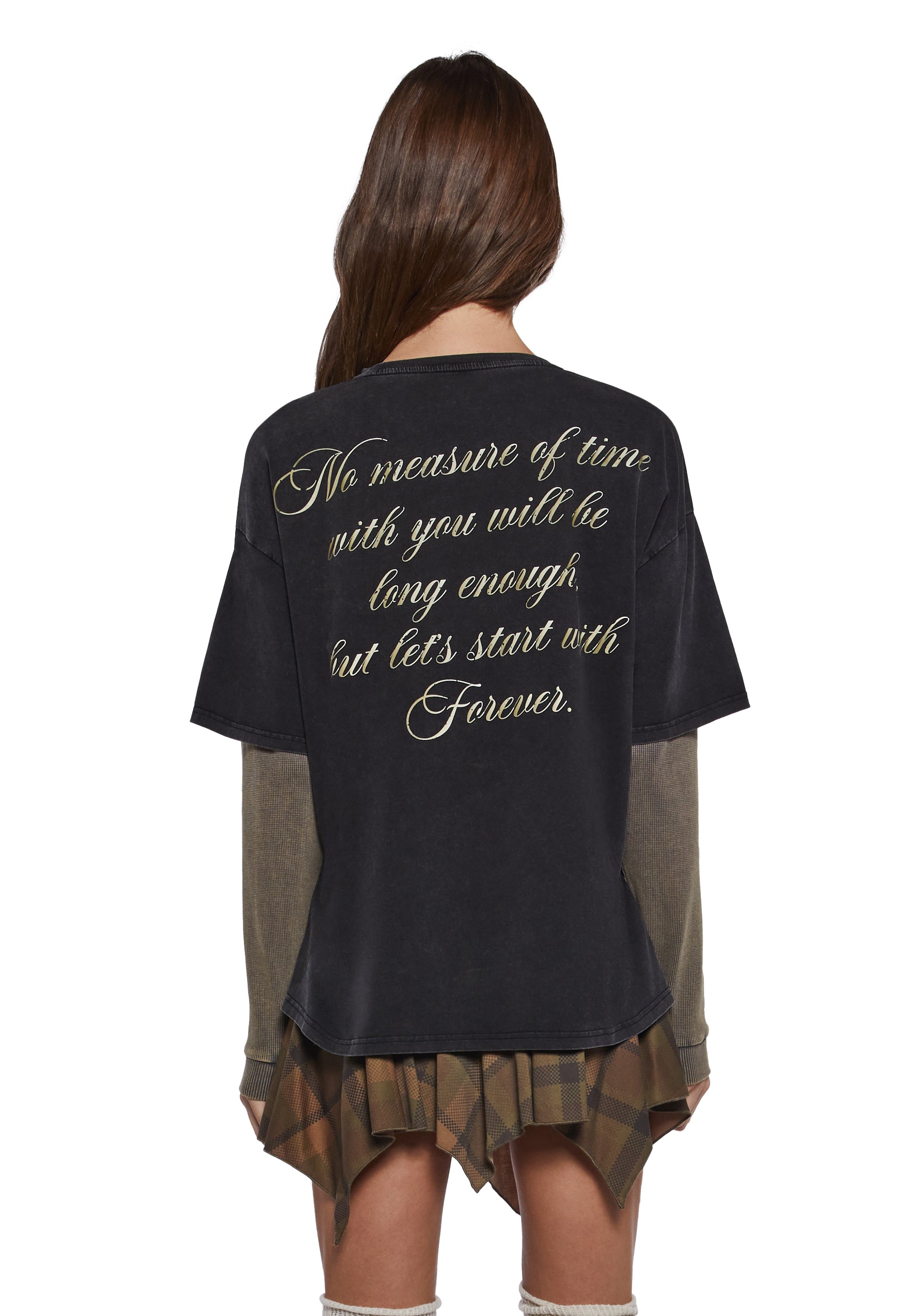 Measure Of Time Twofer Long Sleeve Top