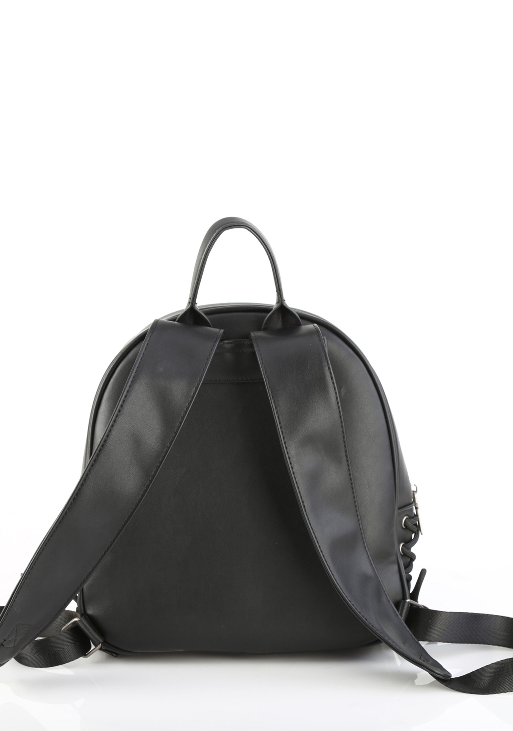 Faux Leather Mini Backpack