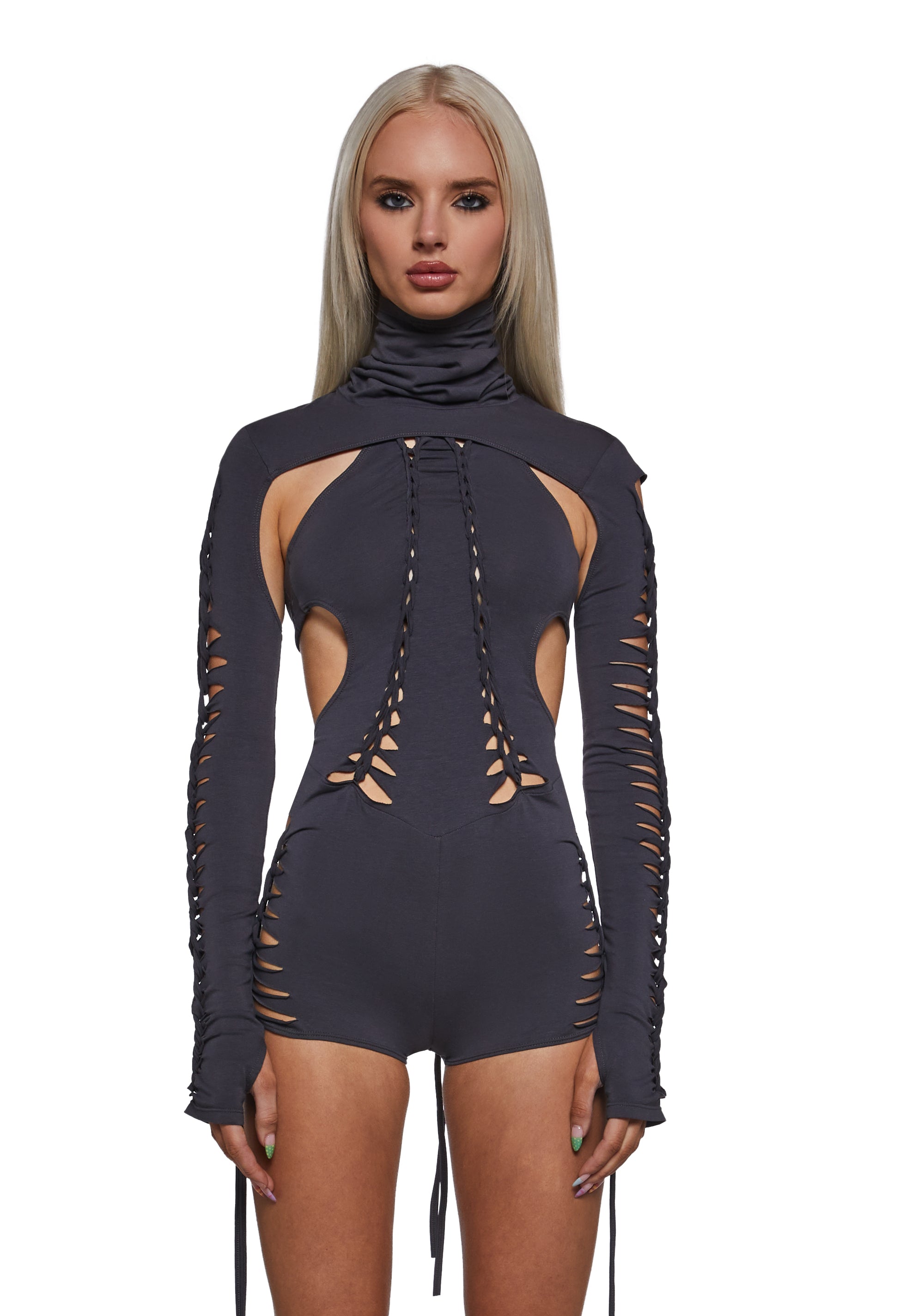 Modulation Unisex Lace-Up Hoodie