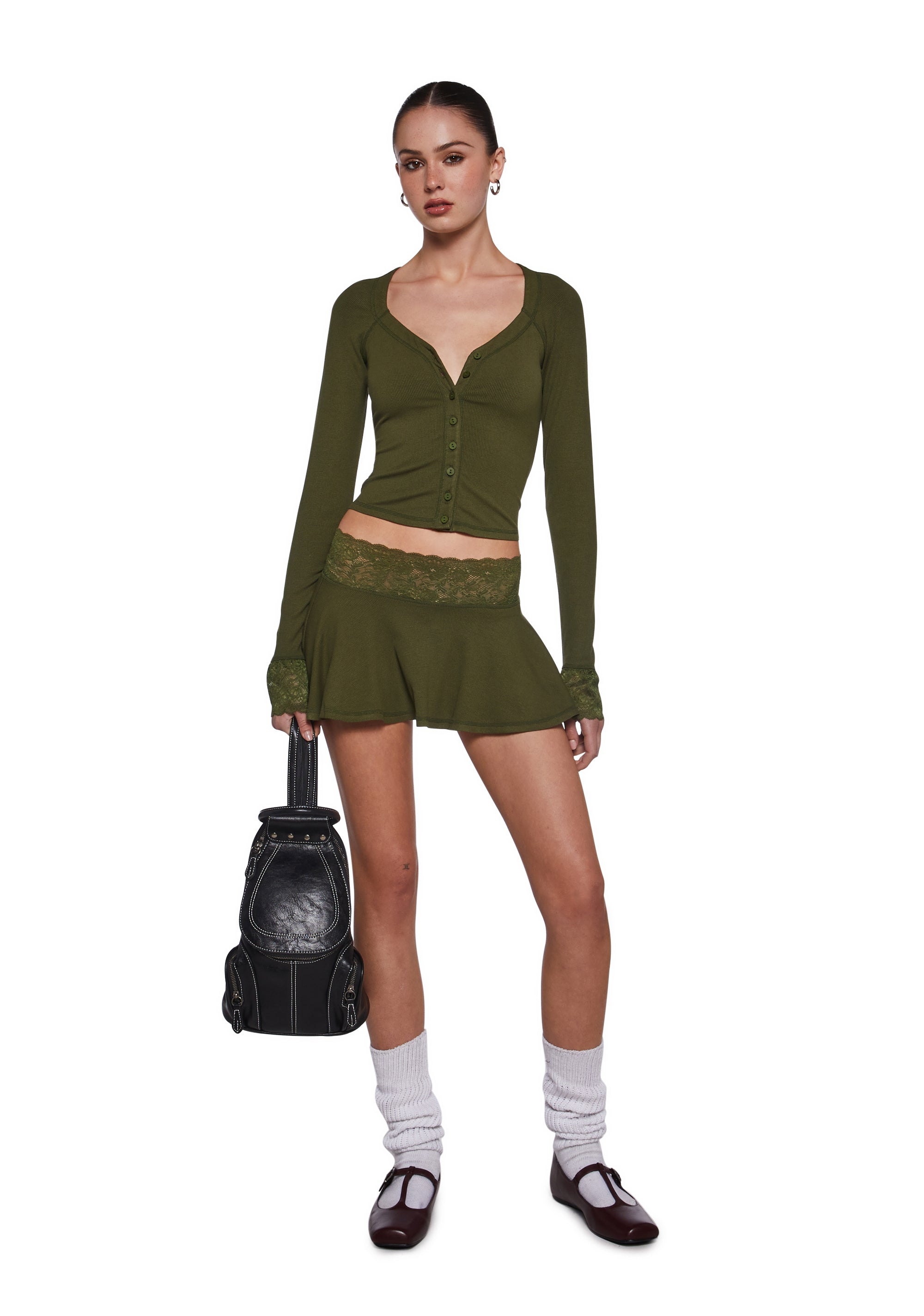 Hallway Season Skirt Set - Green - alternate