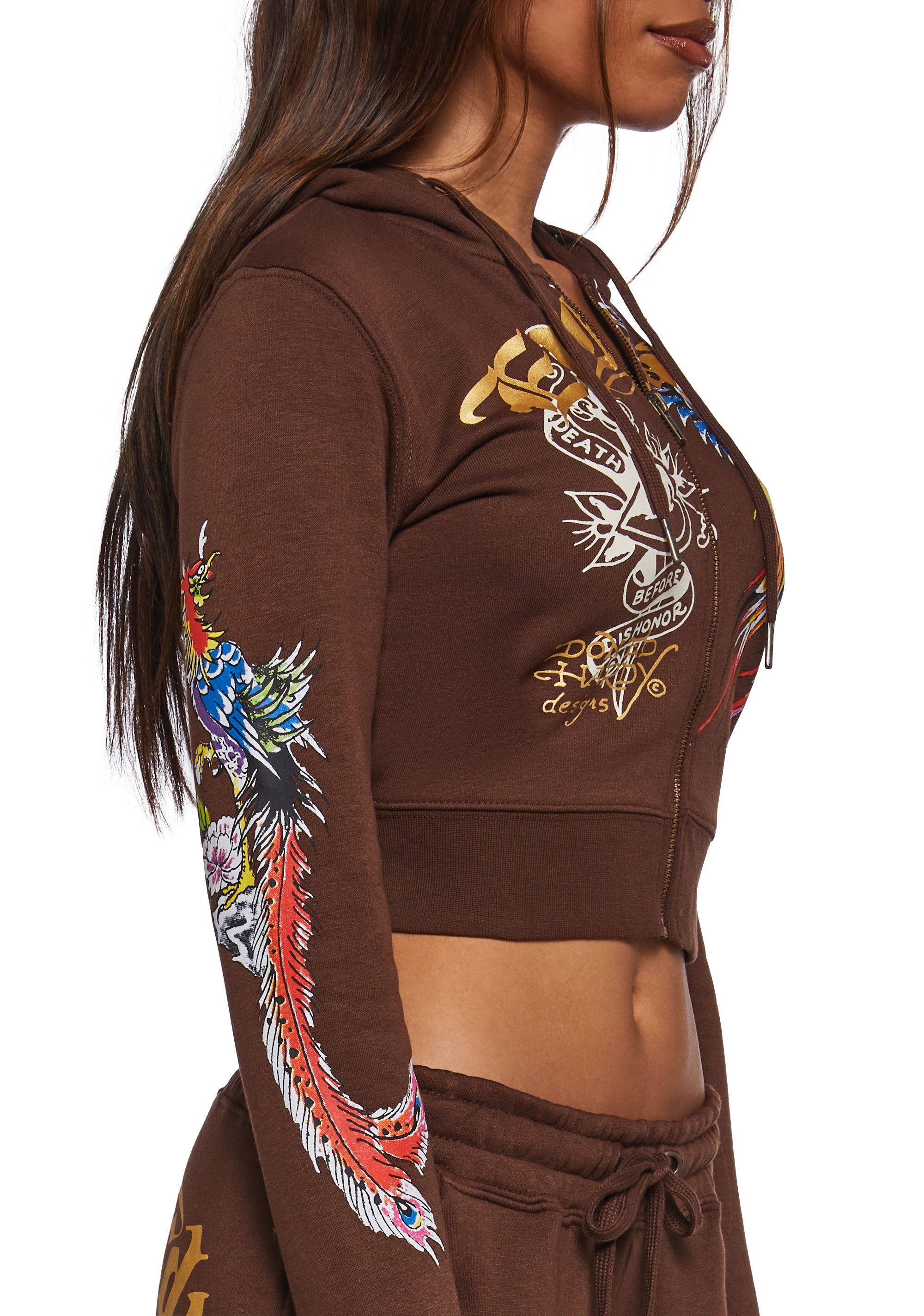 Phoenix Zip Front Hoodie