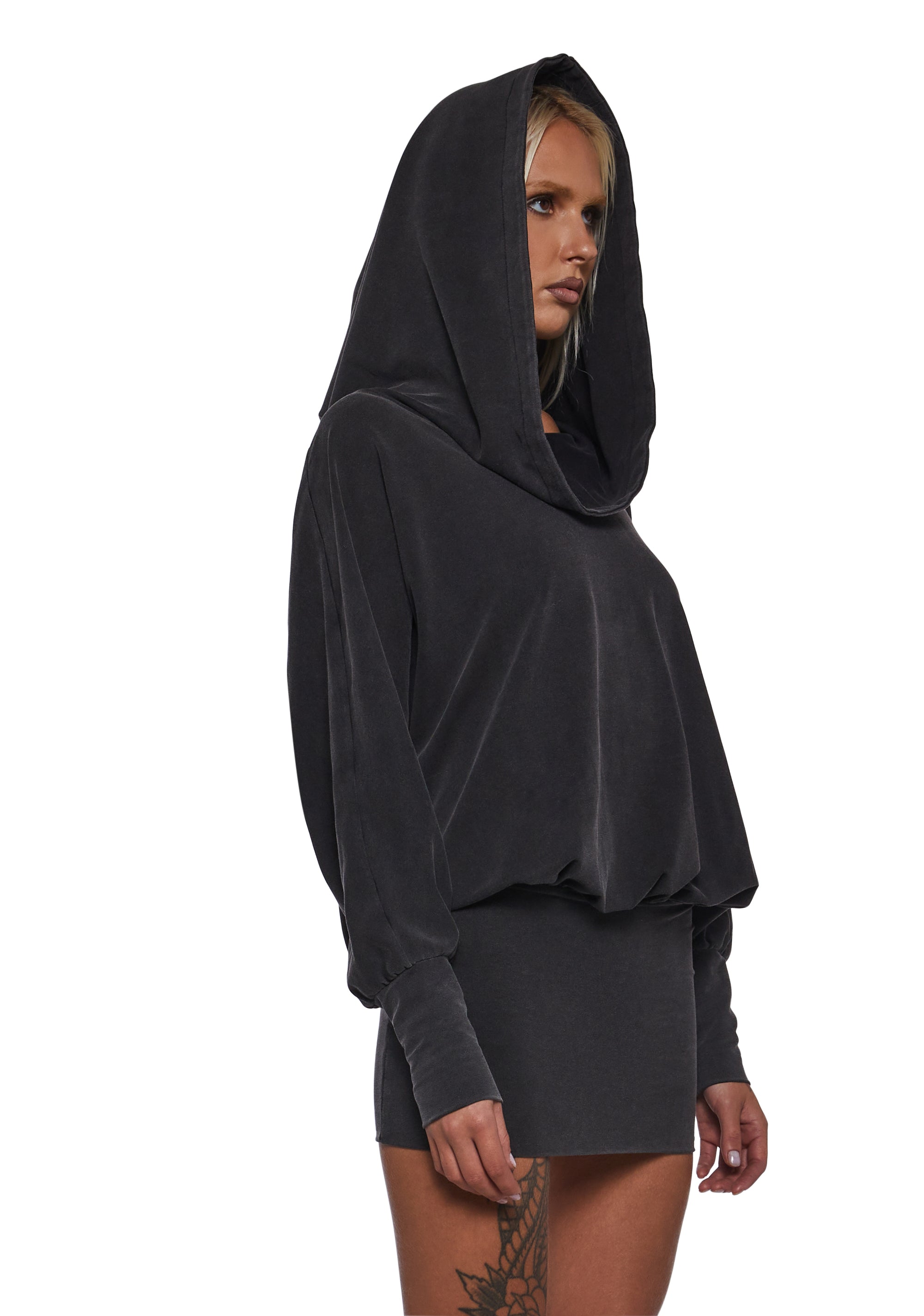 Ego Cowl Banded Mini Dress