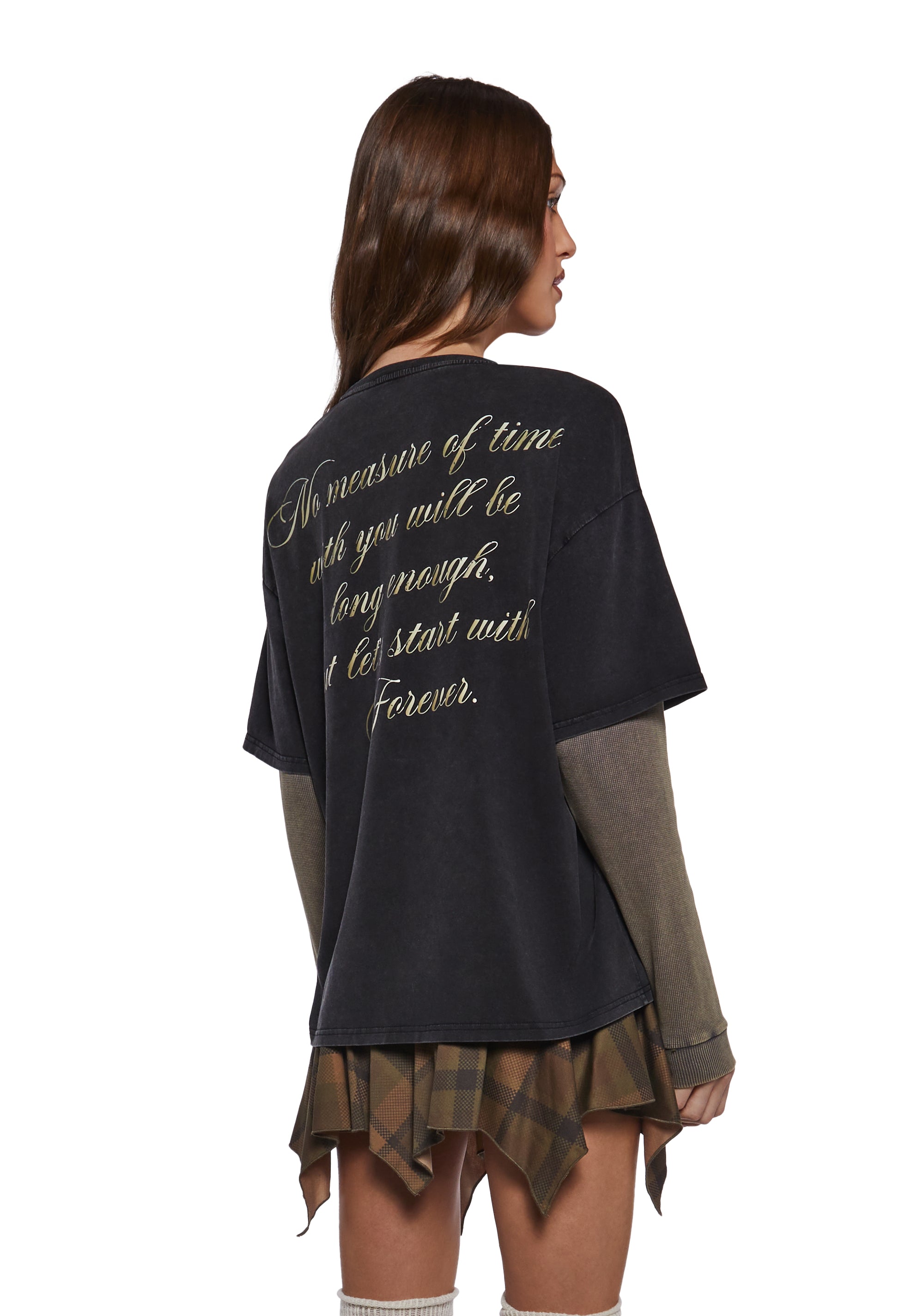 Measure Of Time Twofer Long Sleeve Top