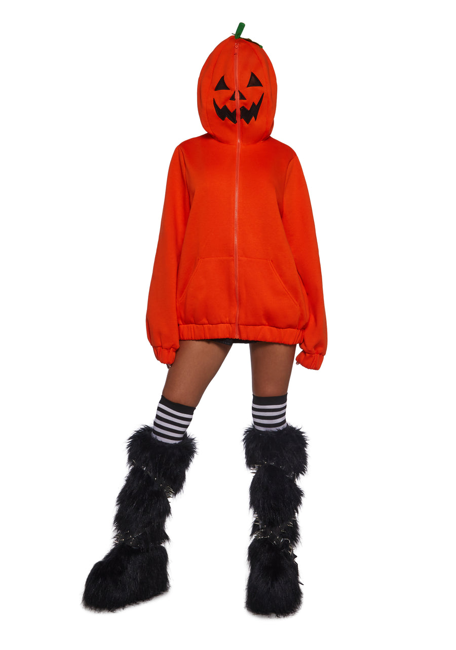 Pumpkin Surprise Hooded Jacket - alternate