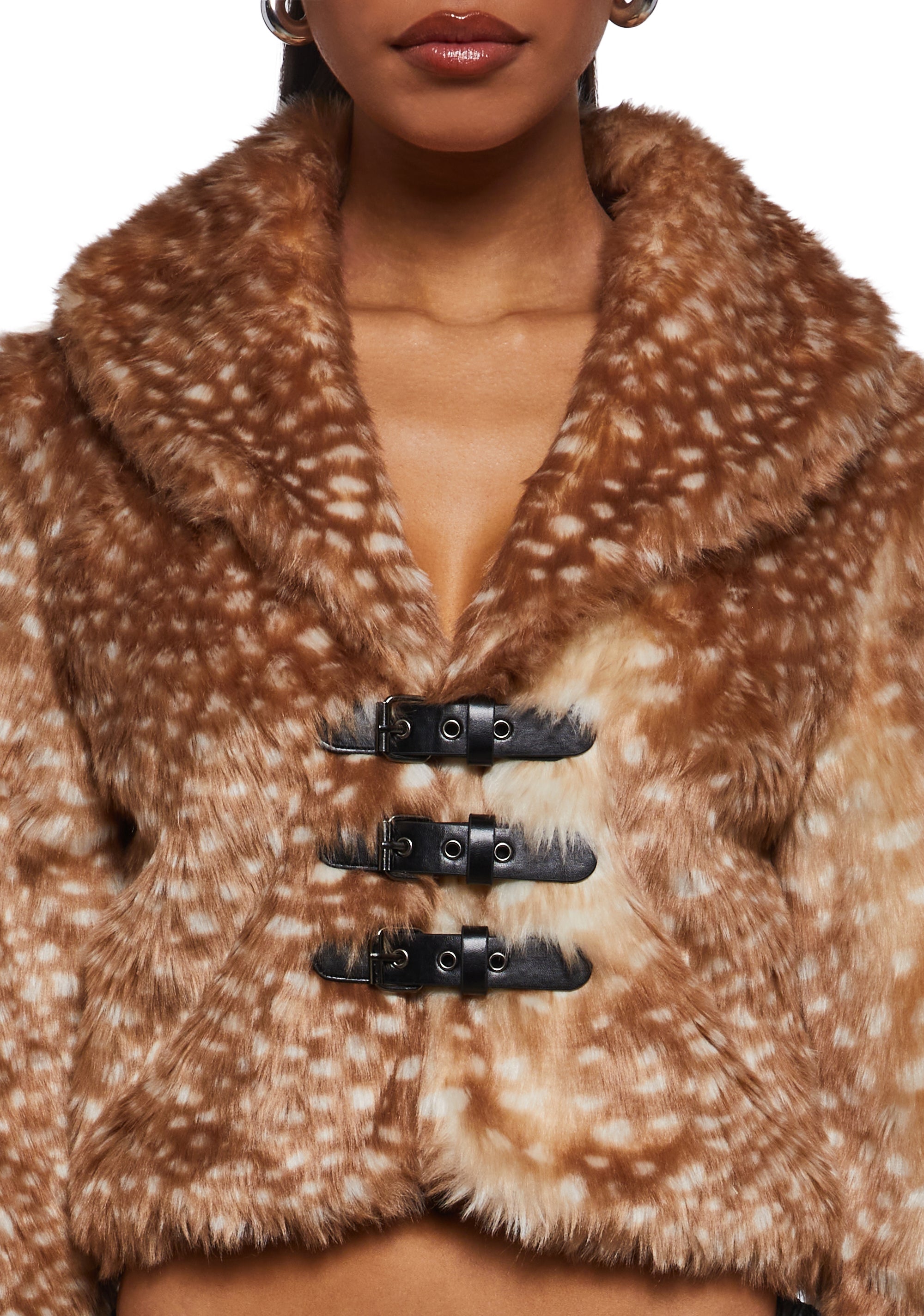 Fawn Over Me Faux Fur Jacket