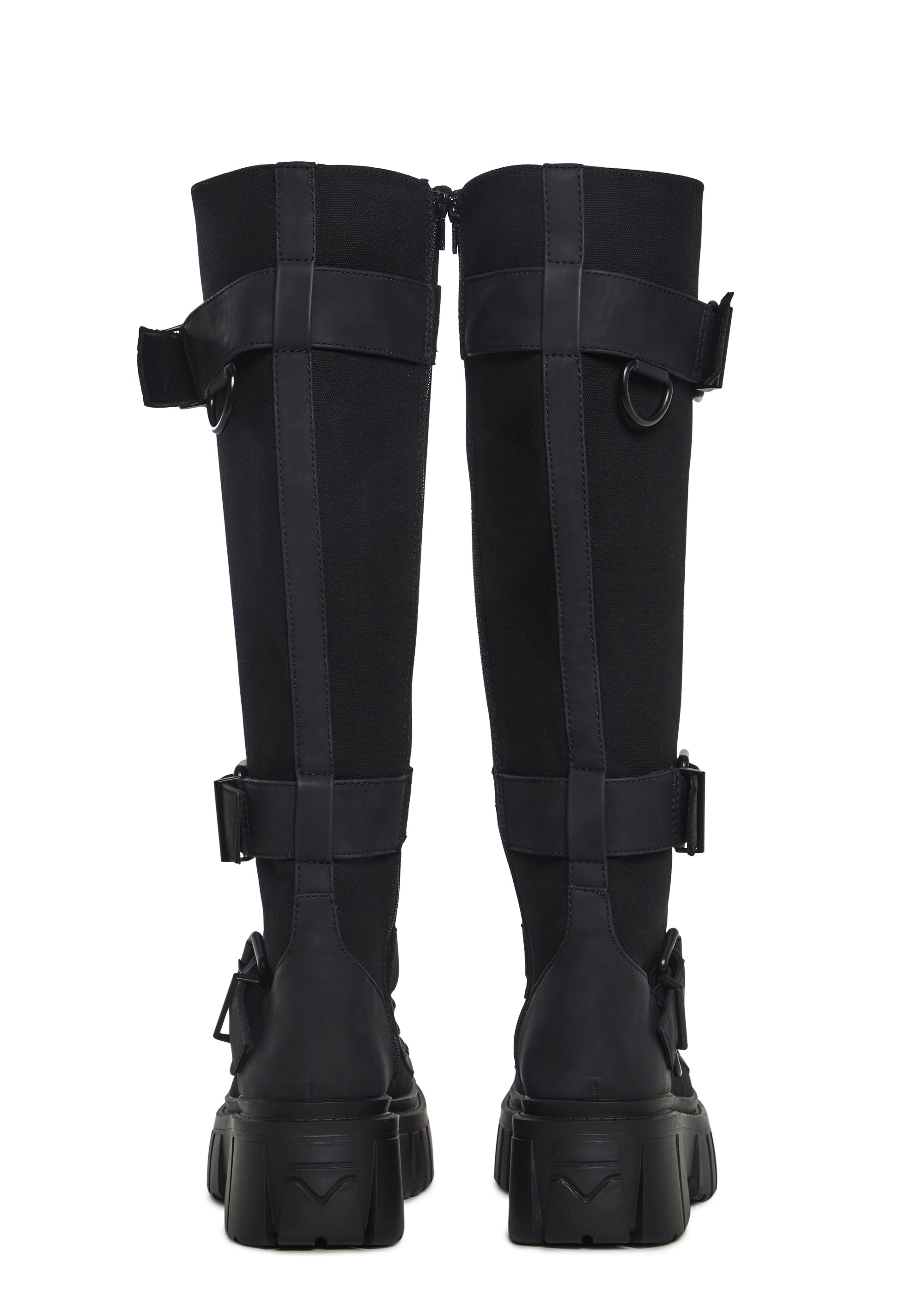 Wayfaring Adventure Knee High Boots - Black